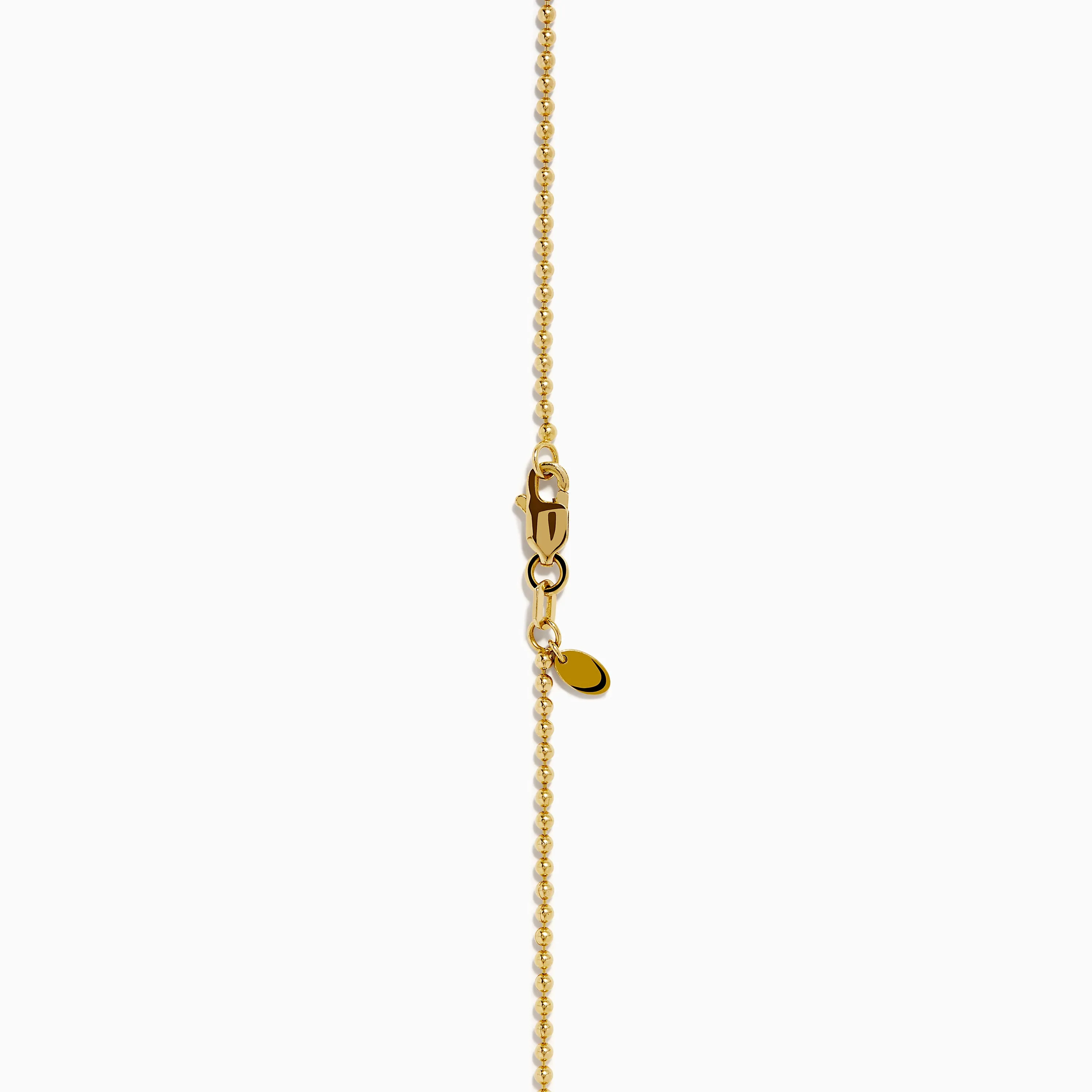 Star Lab Grown Diamond Solitaire Beaded Pendant in 18K Yellow Gold sold by Effy product image thumbnail 4
