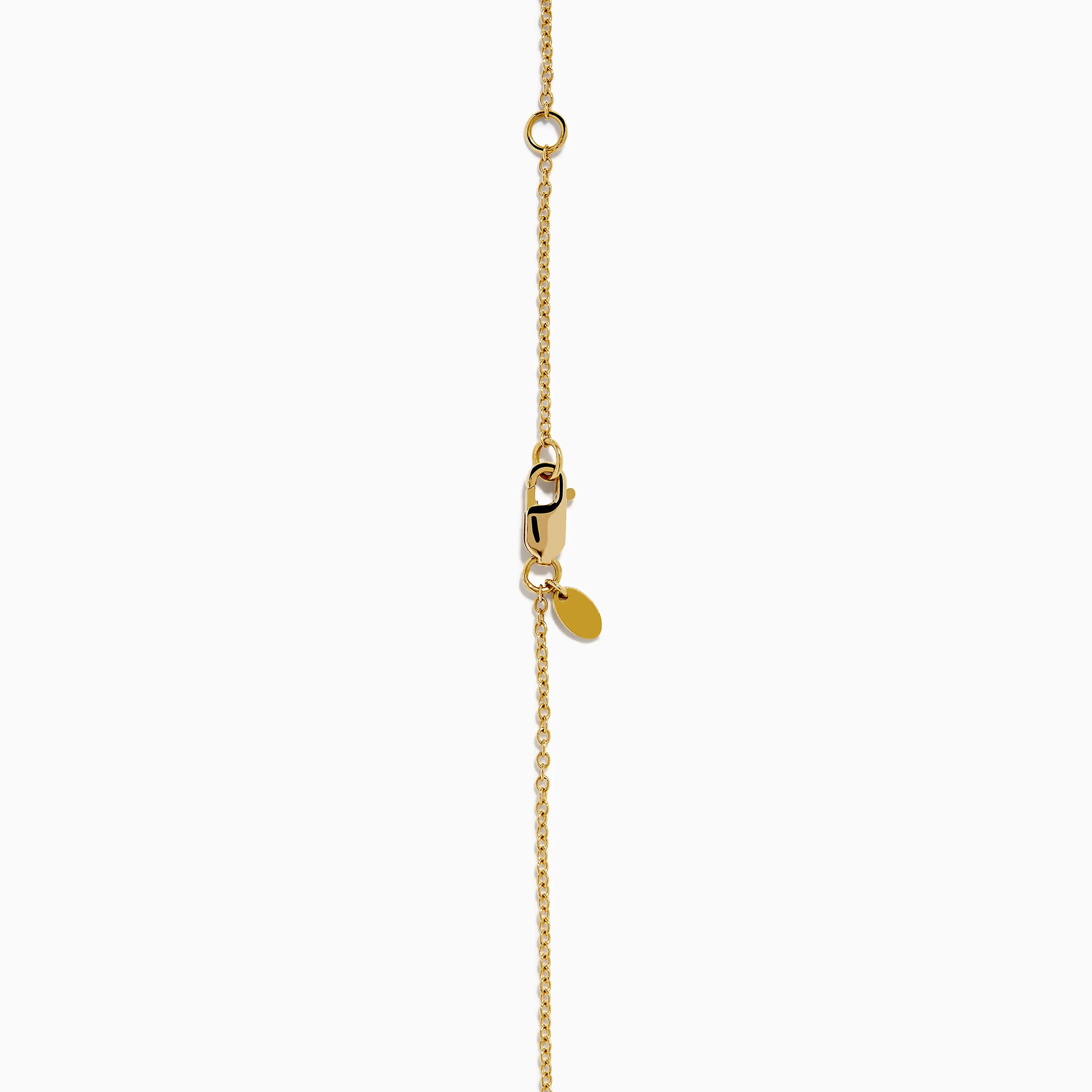 Star Lab Grown Diamond Classic Station Necklace in 18K Yellow Gold sold by Effy product image thumbnail 4