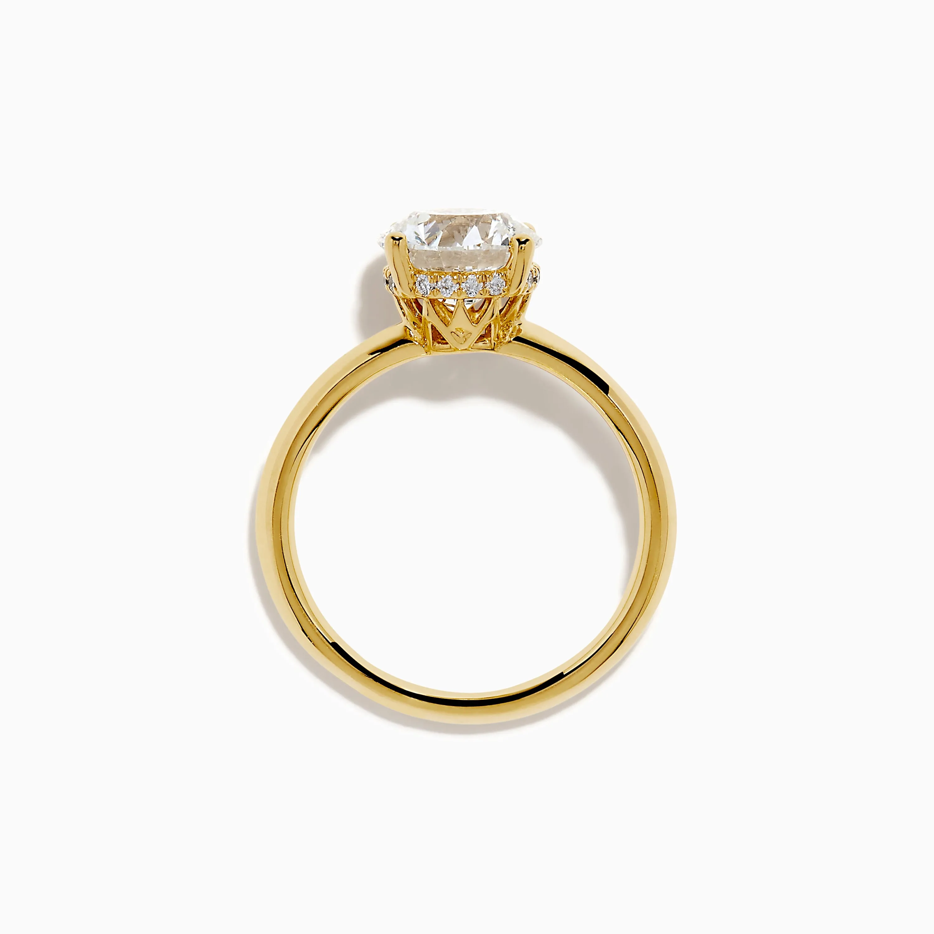 Star Lab Grown Diamond Vine Ring in 18K Yellow Gold sold by Effy product image thumbnail 3