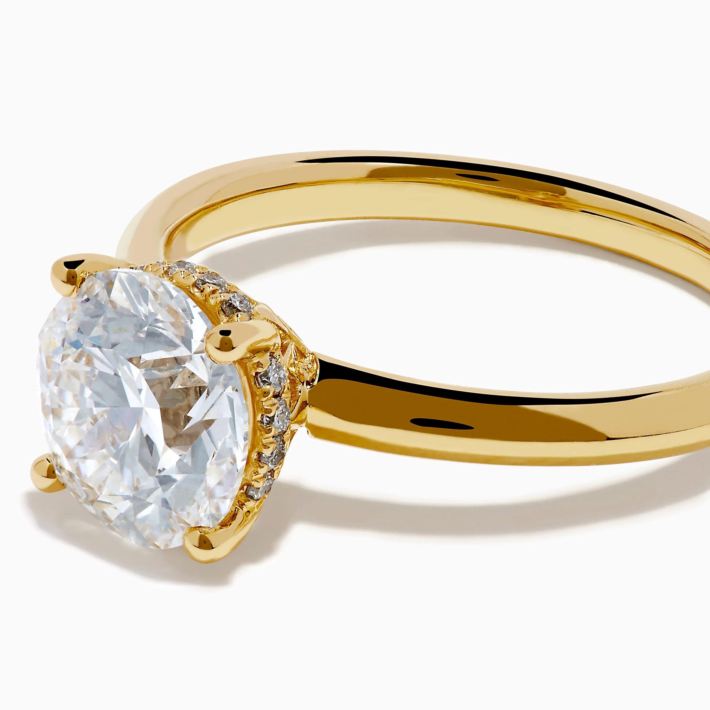 Star Lab Grown Diamond Vine Ring in 18K Yellow Gold sold by Effy product image thumbnail 2