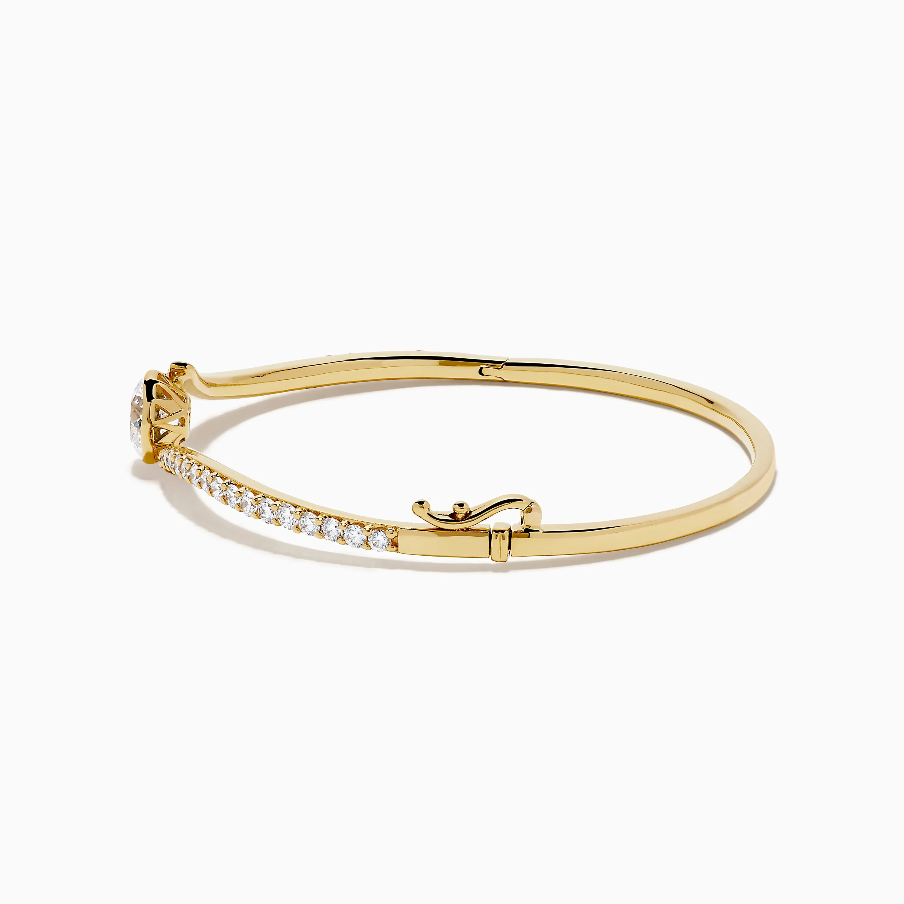 Star Lab Grown Diamond Connect Bangle in 18K Yellow Gold sold by Effy product image thumbnail 4