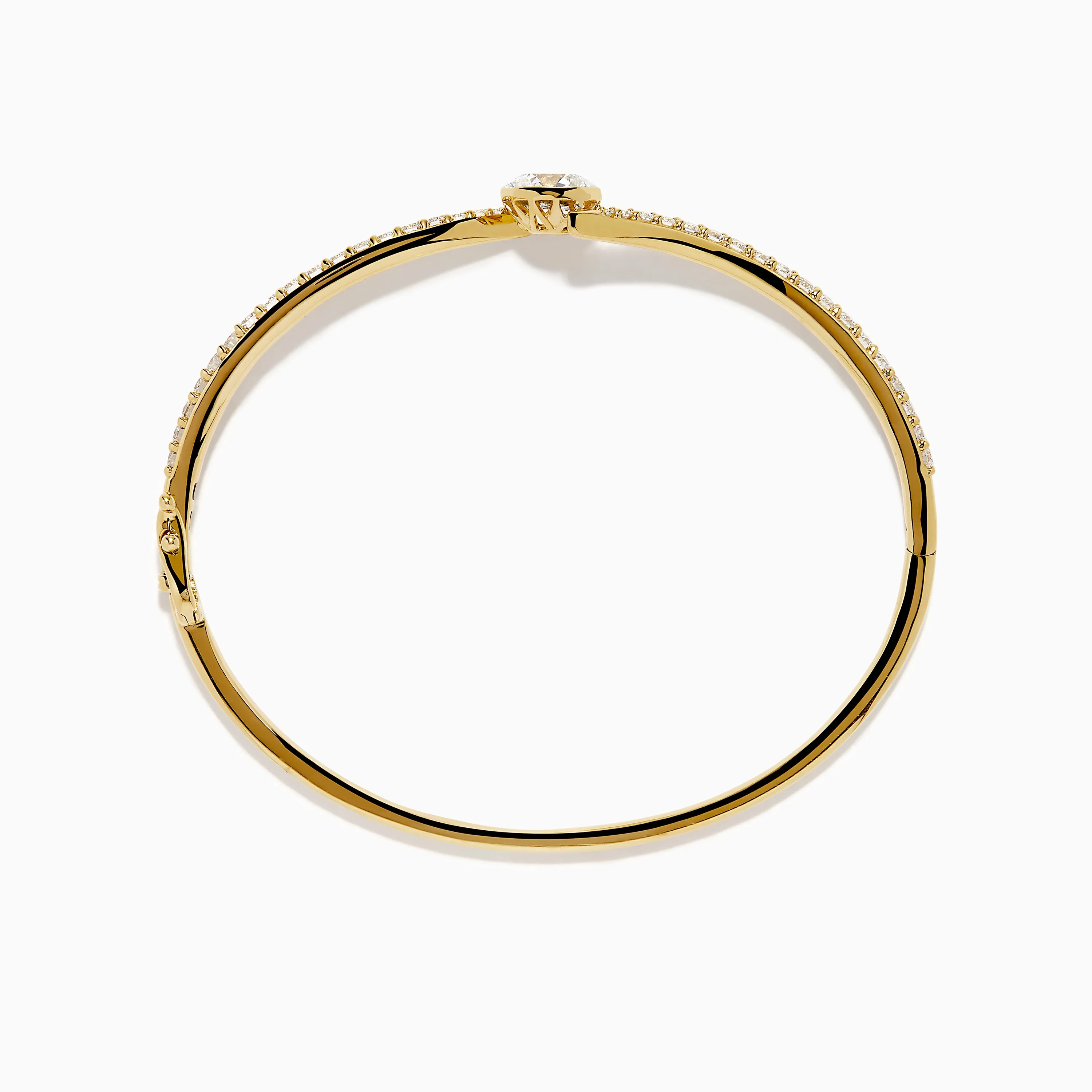 Star Lab Grown Diamond Connect Bangle in 18K Yellow Gold sold by Effy product image thumbnail 3