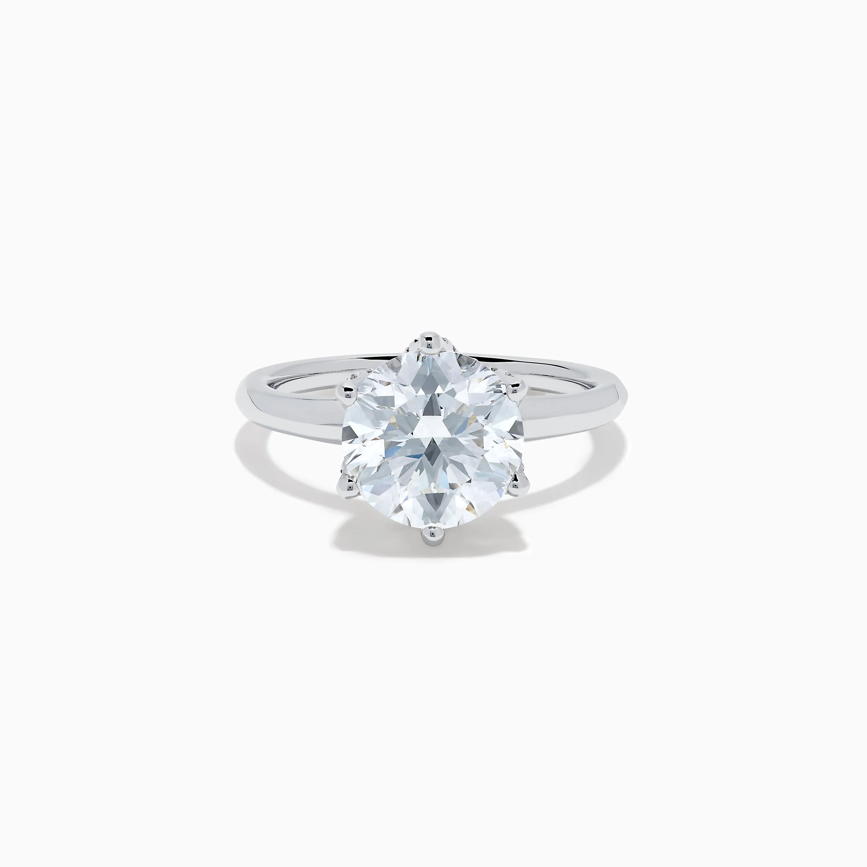 Star Lab Grown Diamond Ring in 18K White Gold sold by Effy