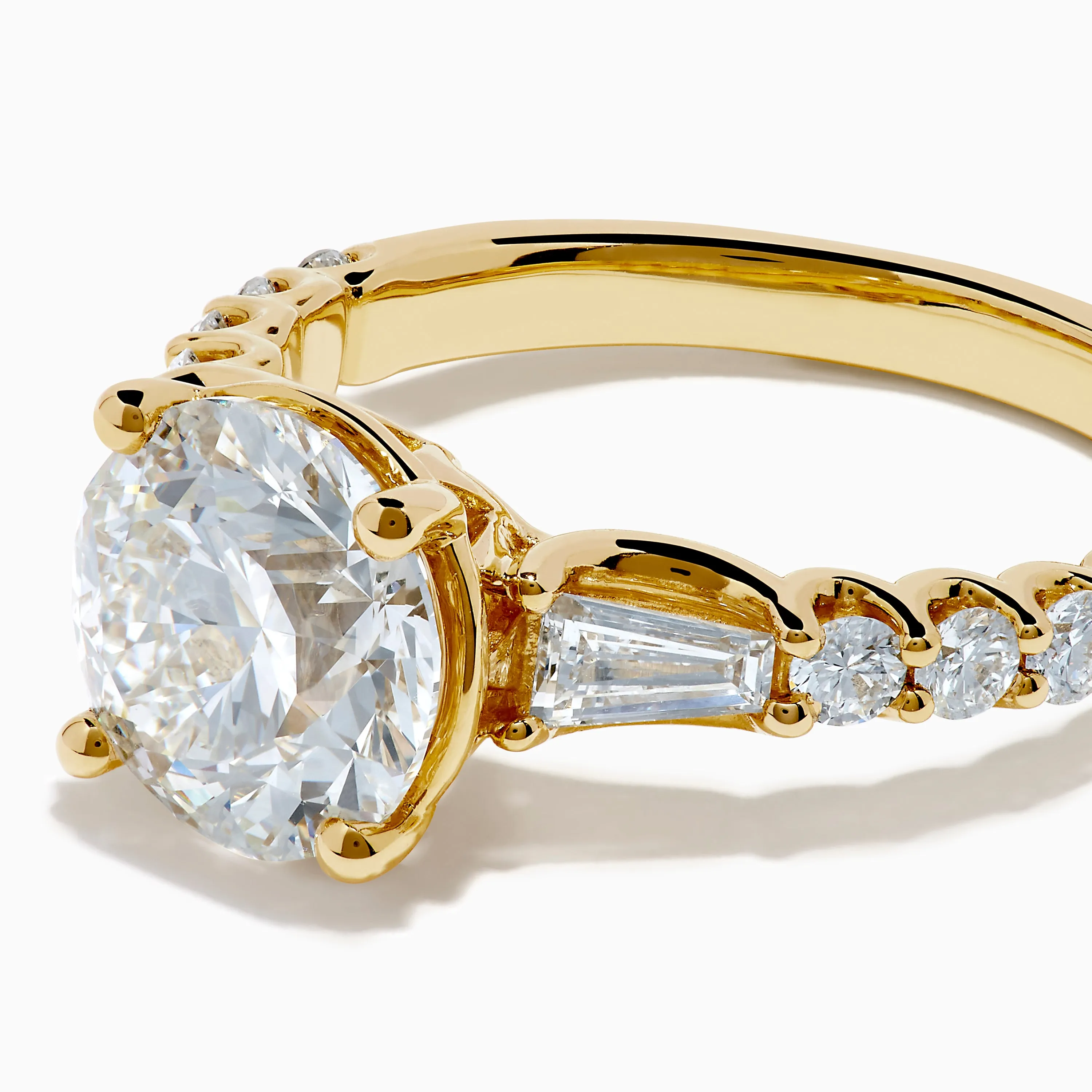 Star Lab Grown Diamond Ring in 18K Yellow Gold sold by Effy product image thumbnail 2