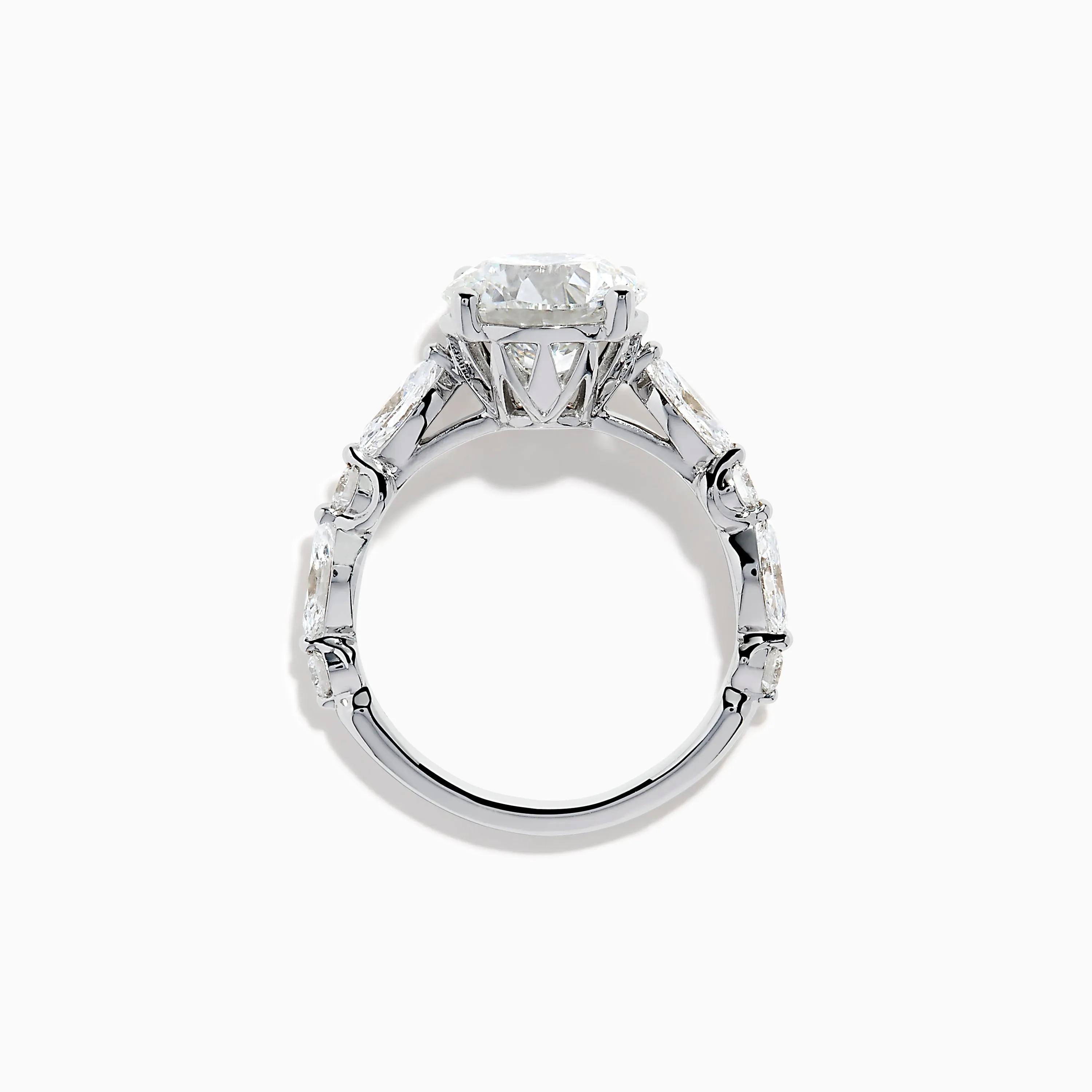 Star Lab Grown Diamond Ring in 18K White Gold sold by Effy product image thumbnail 3
