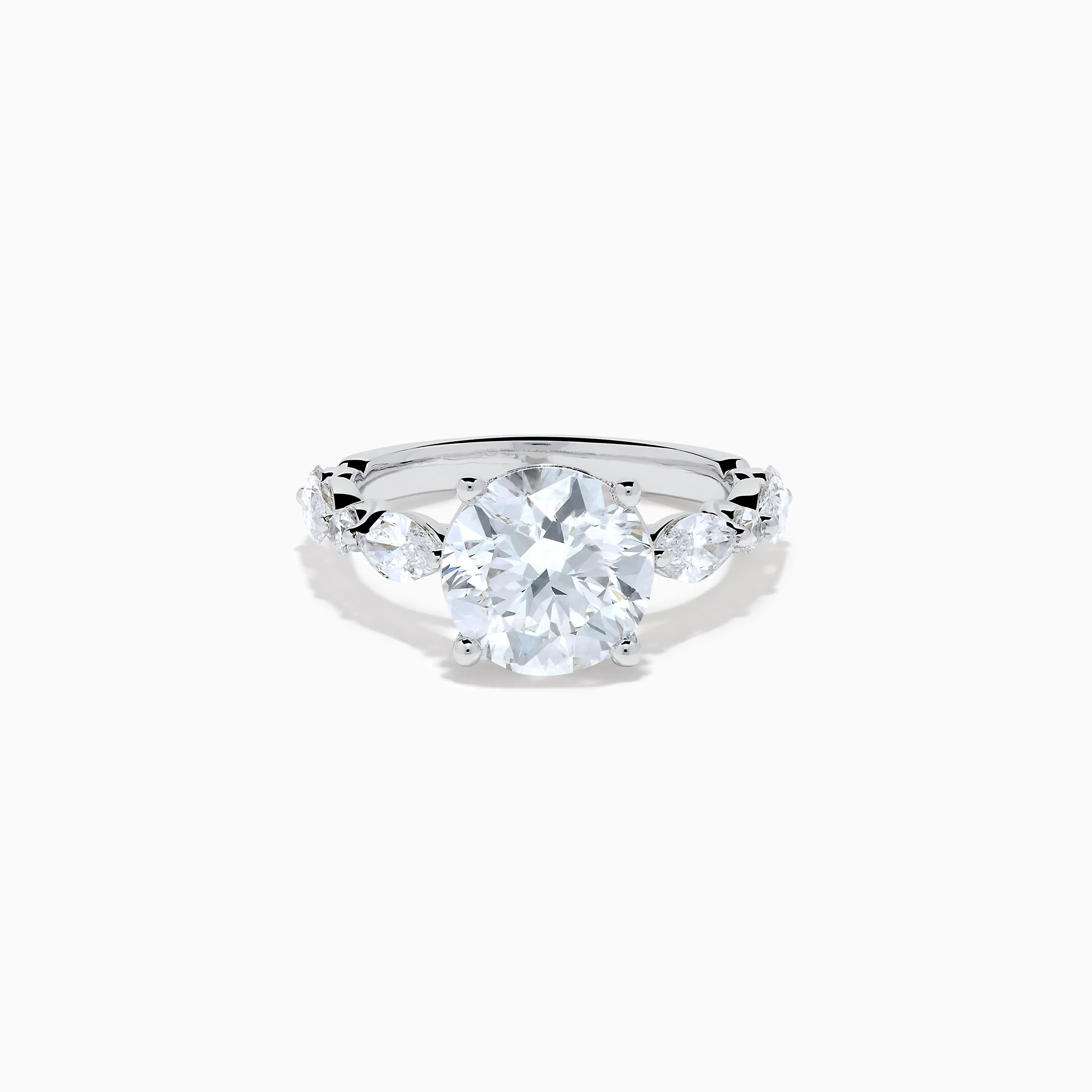 Star Lab Grown Diamond Ring in 18K White Gold sold by Effy
