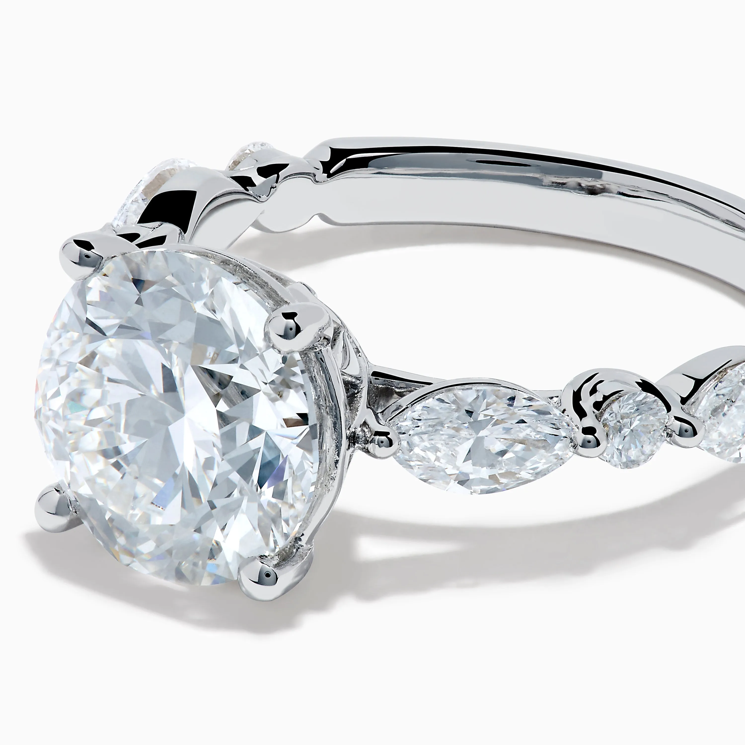 Star Lab Grown Diamond Ring in 18K White Gold sold by Effy product image thumbnail 2