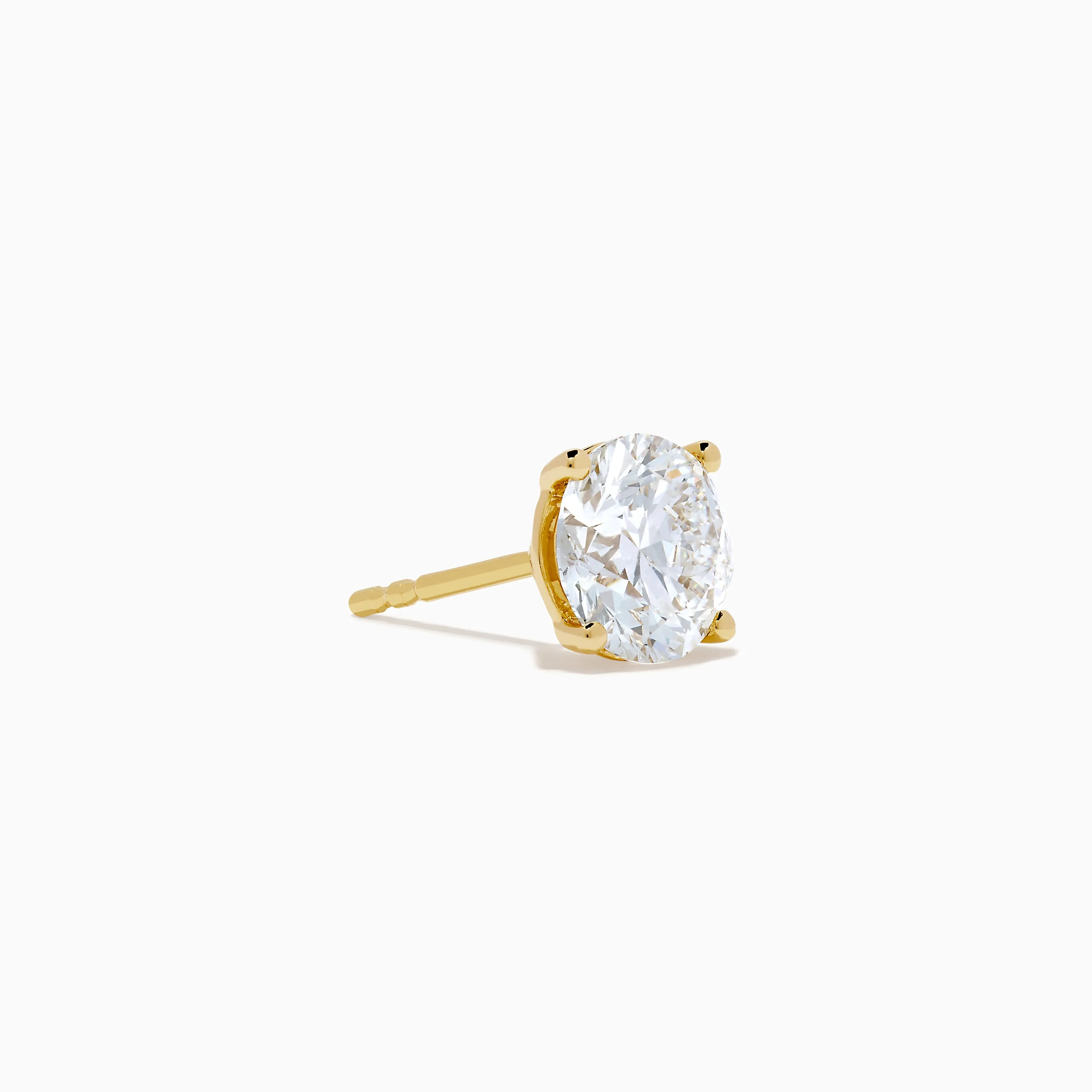 Star Lab Grown Diamond Stud Earrings in 18K Yellow Gold sold by Effy product image thumbnail 3