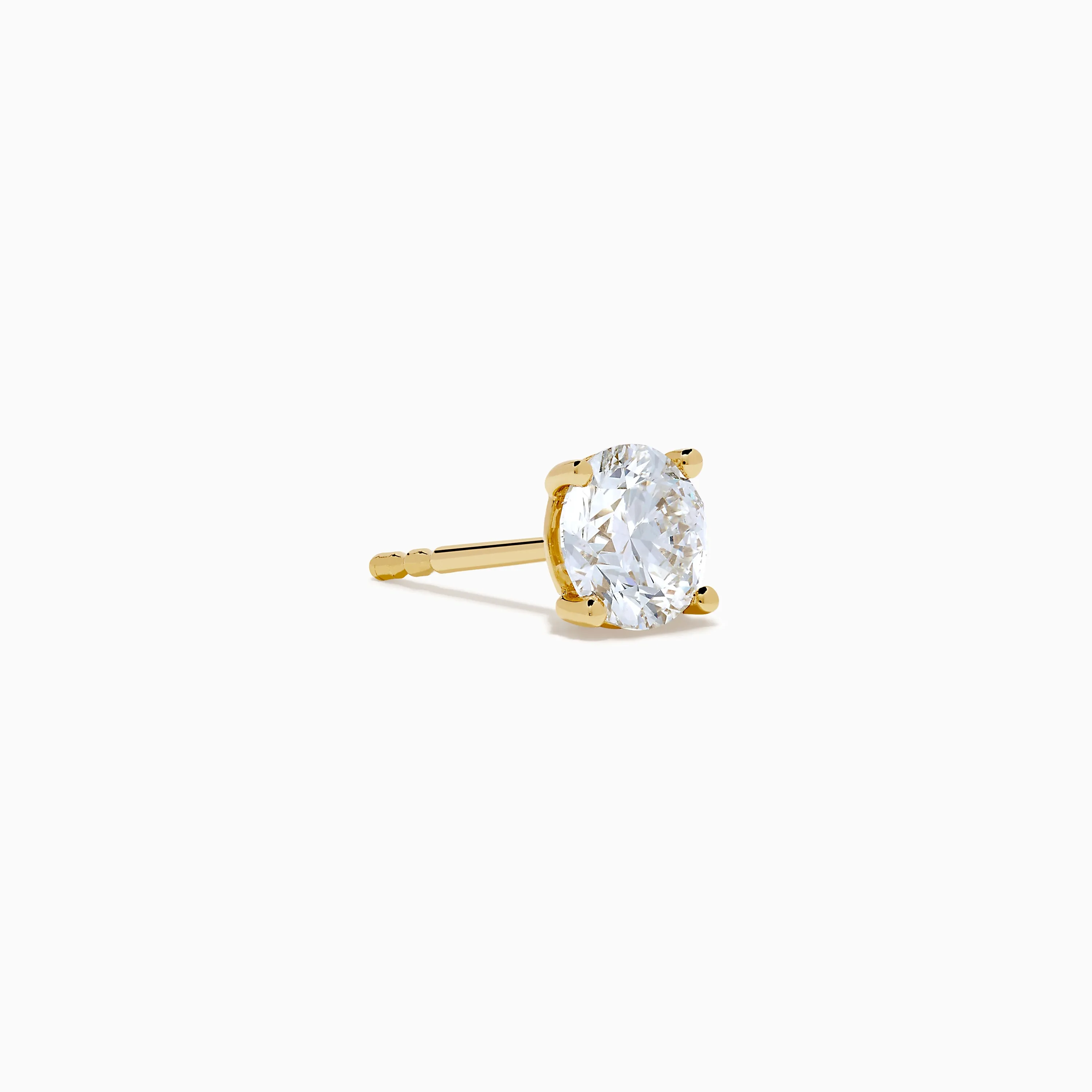 Star Lab Grown Diamond Stud Earrings in 18K Yellow Gold sold by Effy product image thumbnail 3