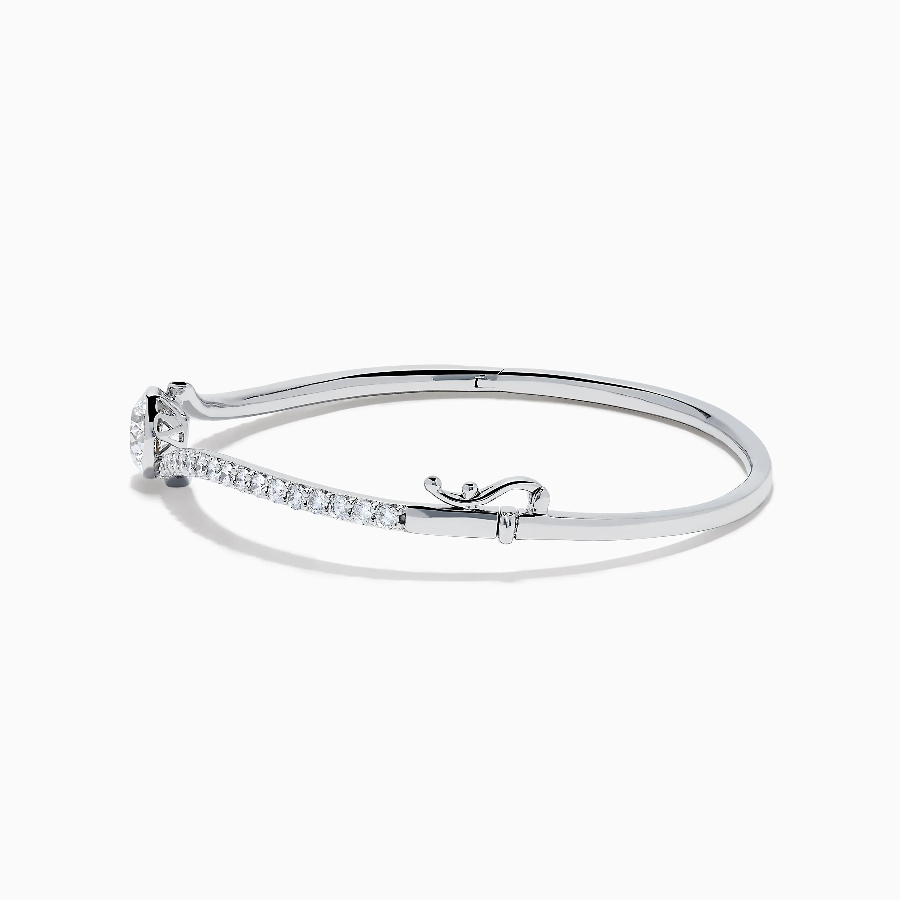 Star Lab Grown Diamond Connect Bangle in 18K White Gold sold by Effy product image thumbnail 4