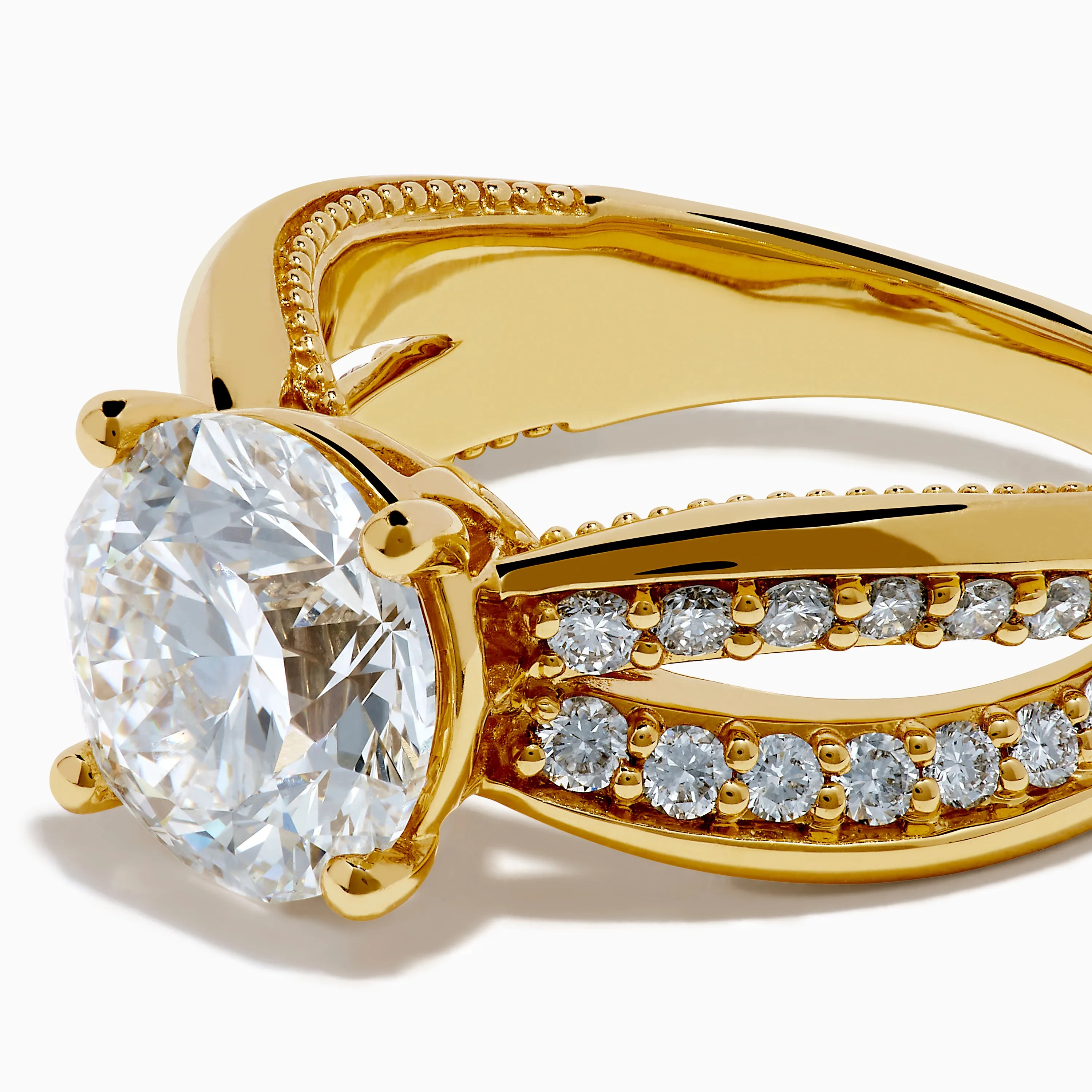 Star Lab Grown Diamond Embrace Ring in 18K Yellow Gold sold by Effy product image thumbnail 2