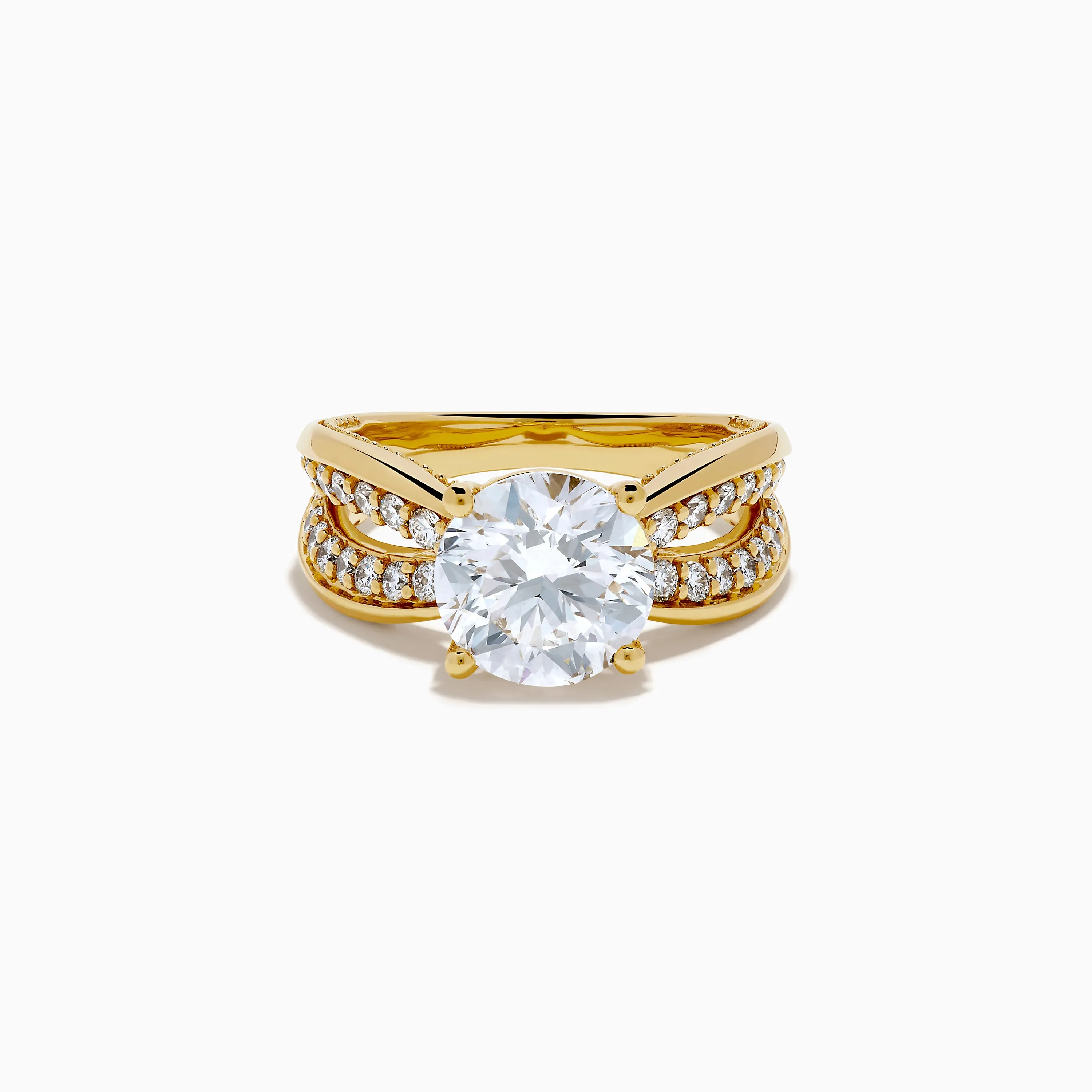 Star Lab Grown Diamond Embrace Ring in 18K Yellow Gold sold by Effy