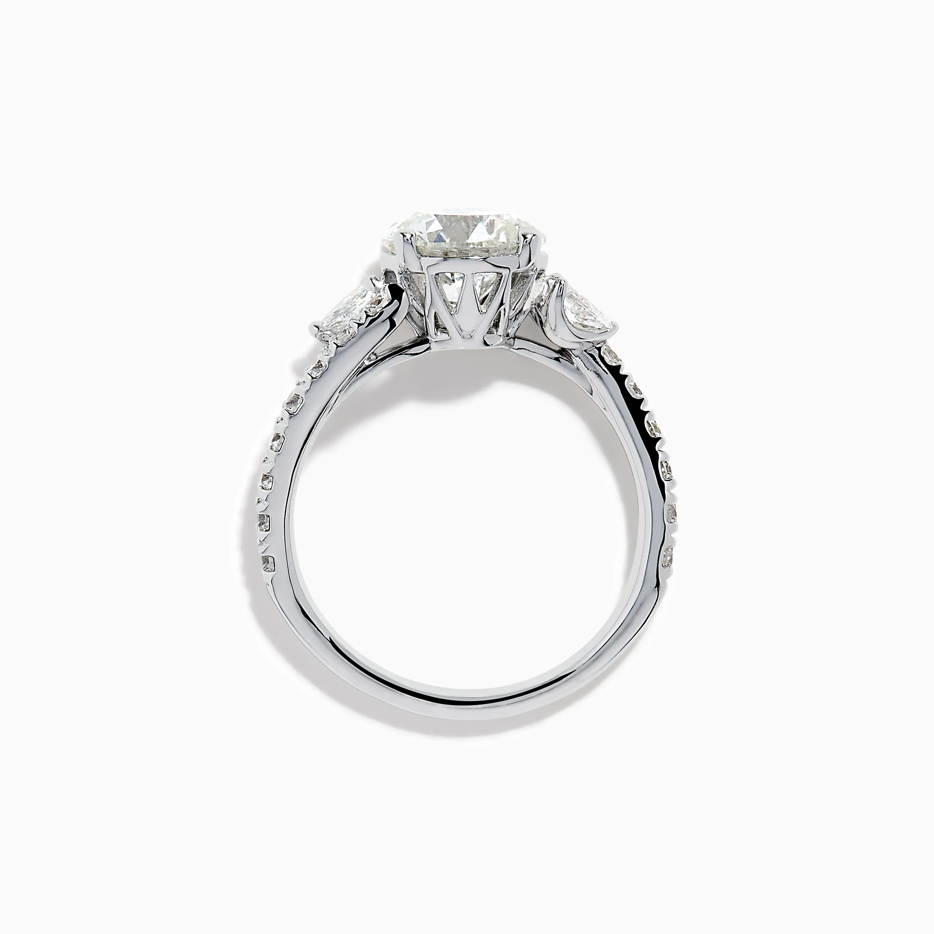 Star Lab Grown Diamond Vine Ring in 18K White Gold sold by Effy product image thumbnail 3