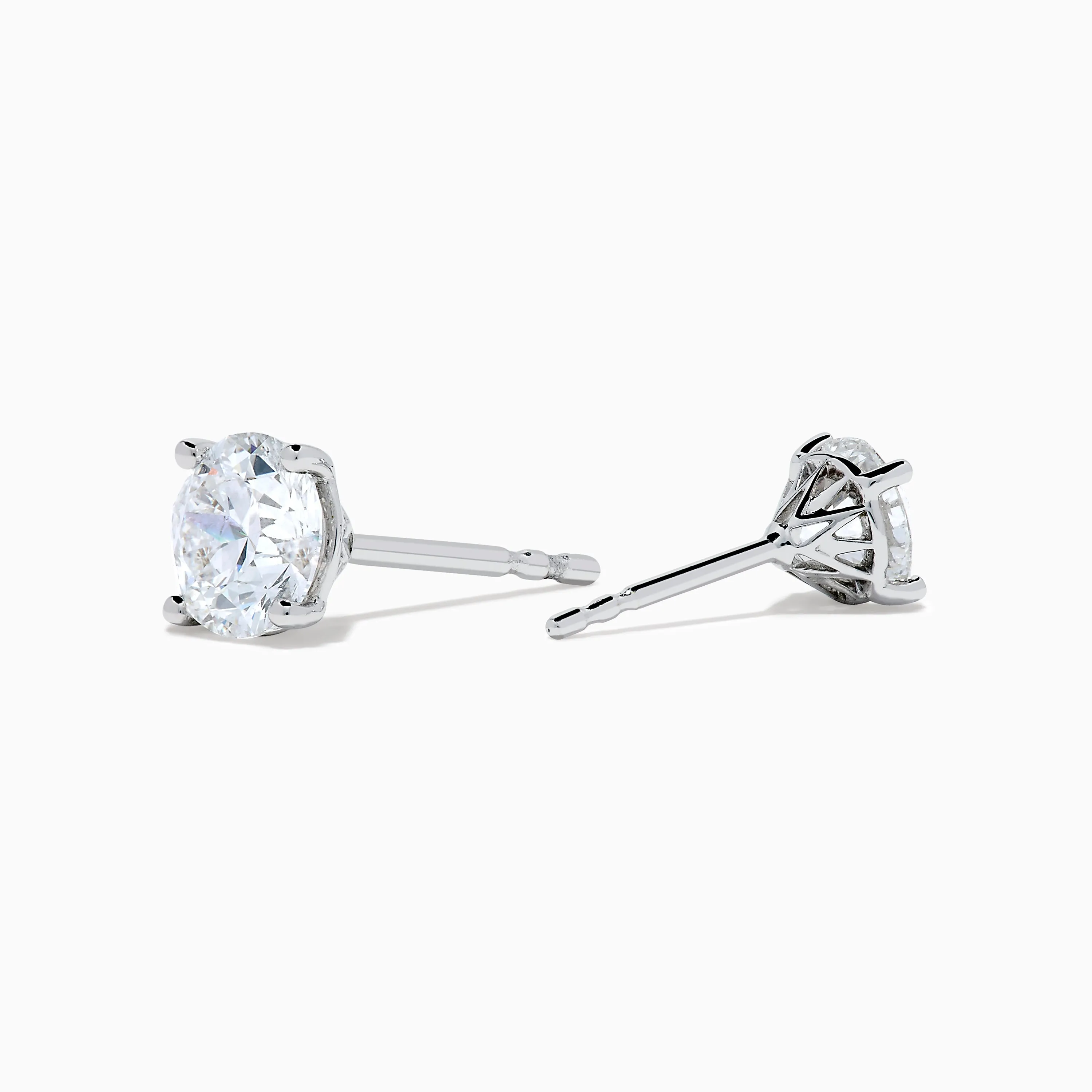 Star Lab Grown Diamond Stud Earrings in 18K White Gold sold by Effy product image thumbnail 2