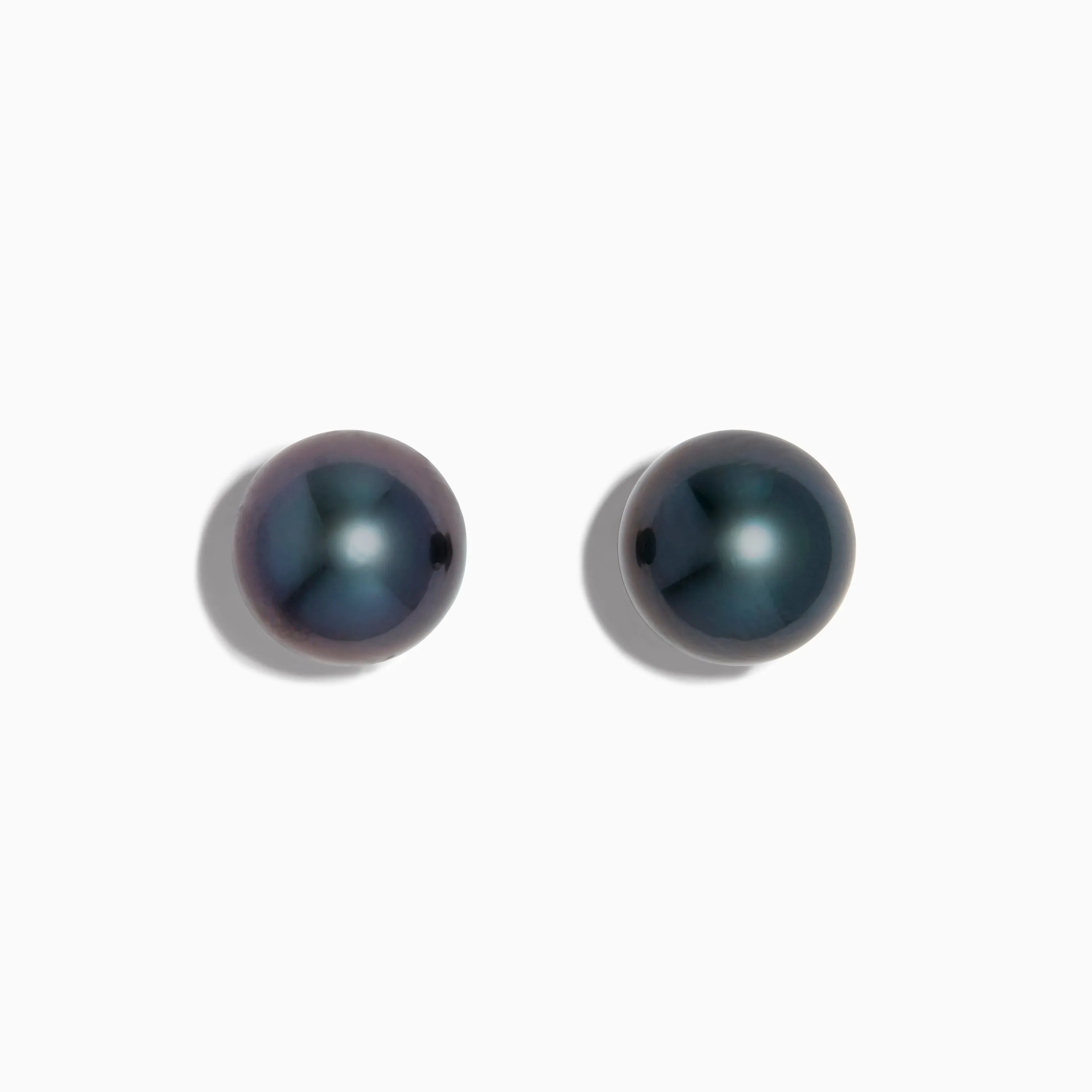 14K White Gold Tahitian Pearl Stud Earrings sold by Effy