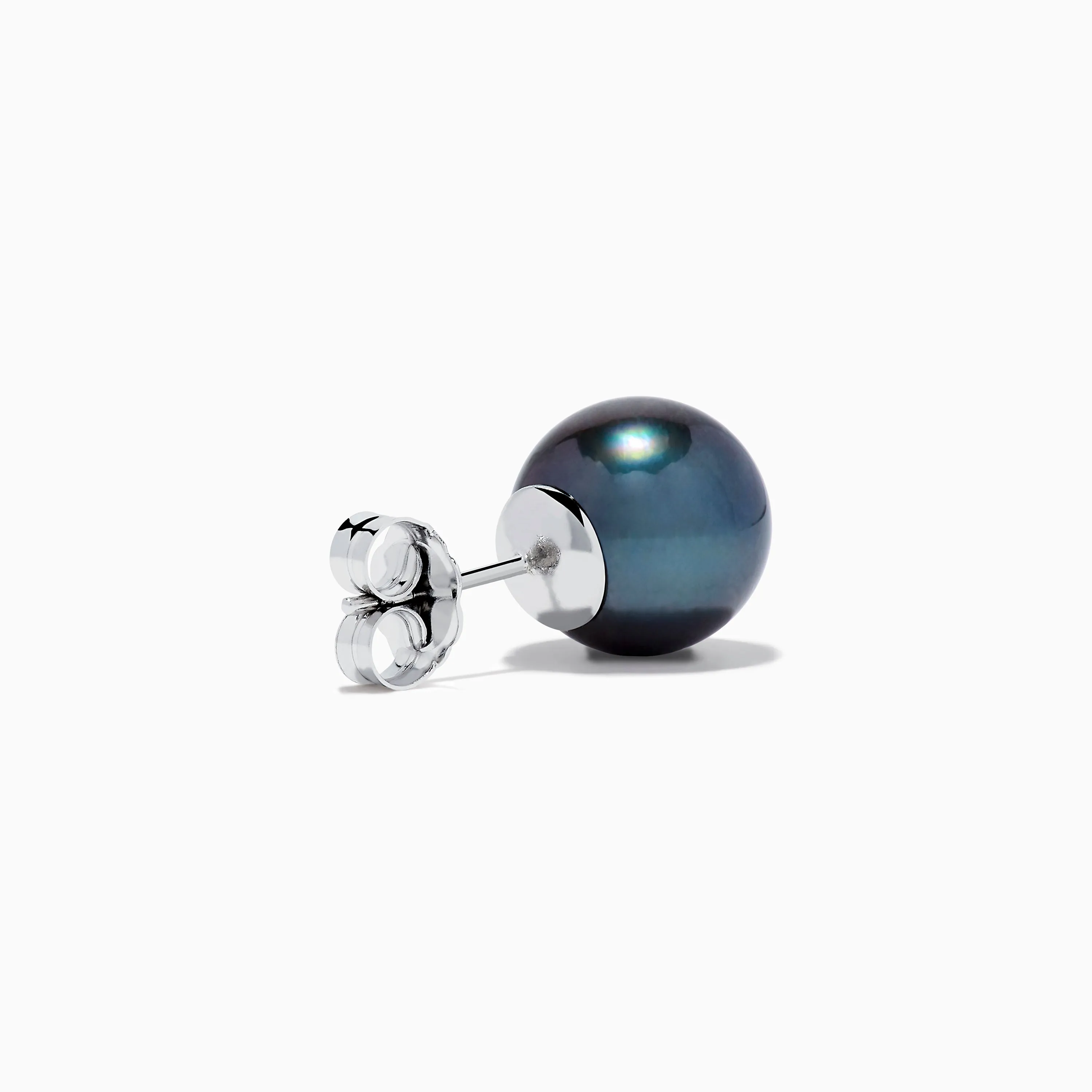 14K White Gold Tahitian Pearl Stud Earrings sold by Effy product image thumbnail 4