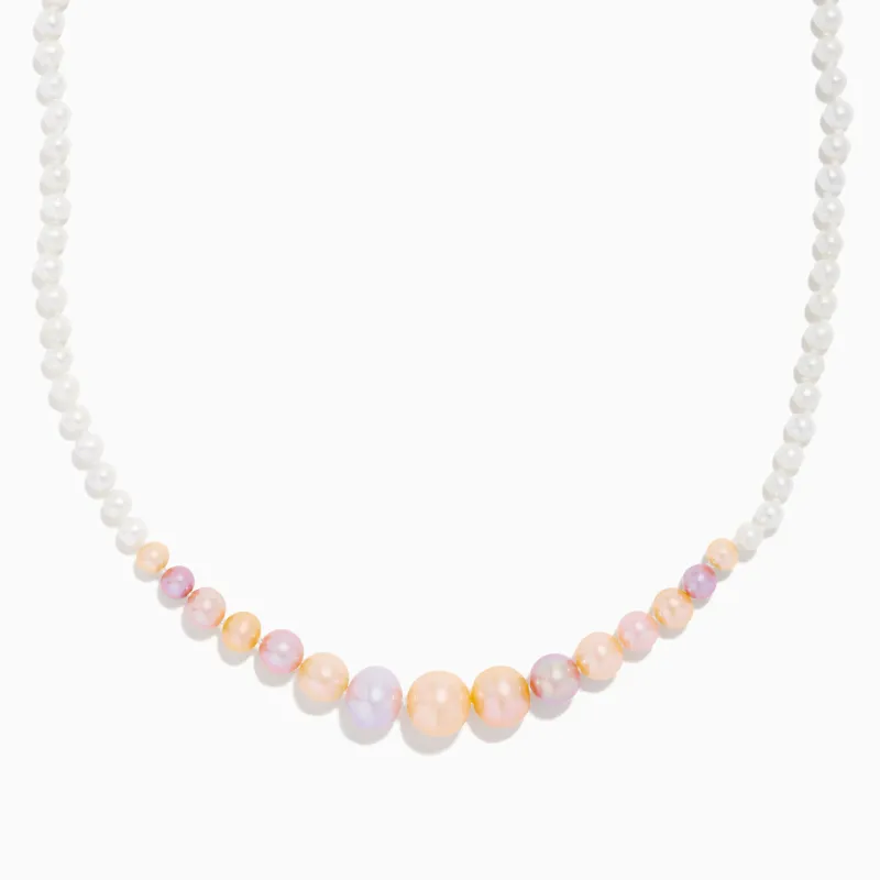 14K Yellow Gold Multi Color Freshwater Pearl Necklace sold by Effy