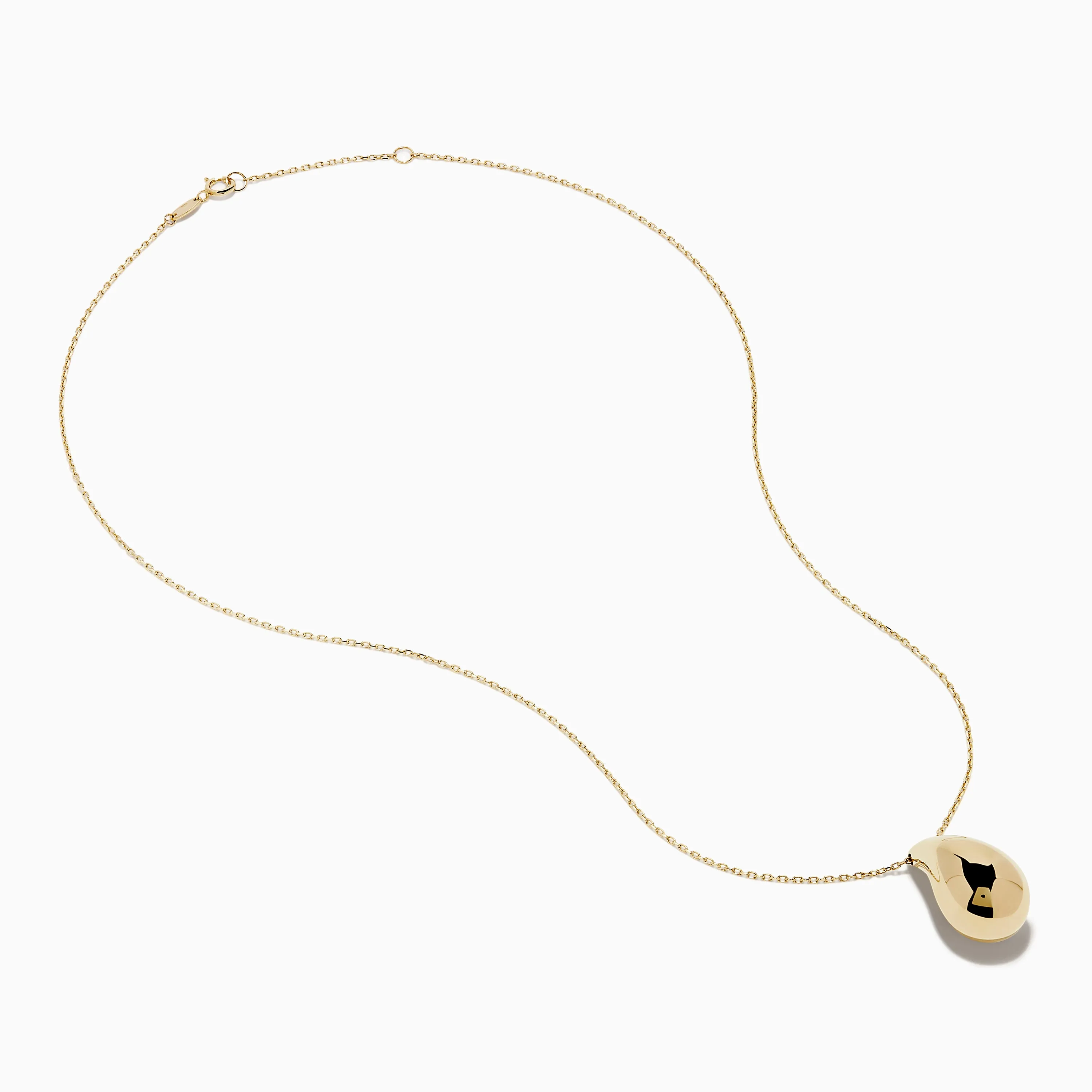 14 Karat Yellow Gold Polished Hollow Teardrop Pendant sold by Effy product image thumbnail 2