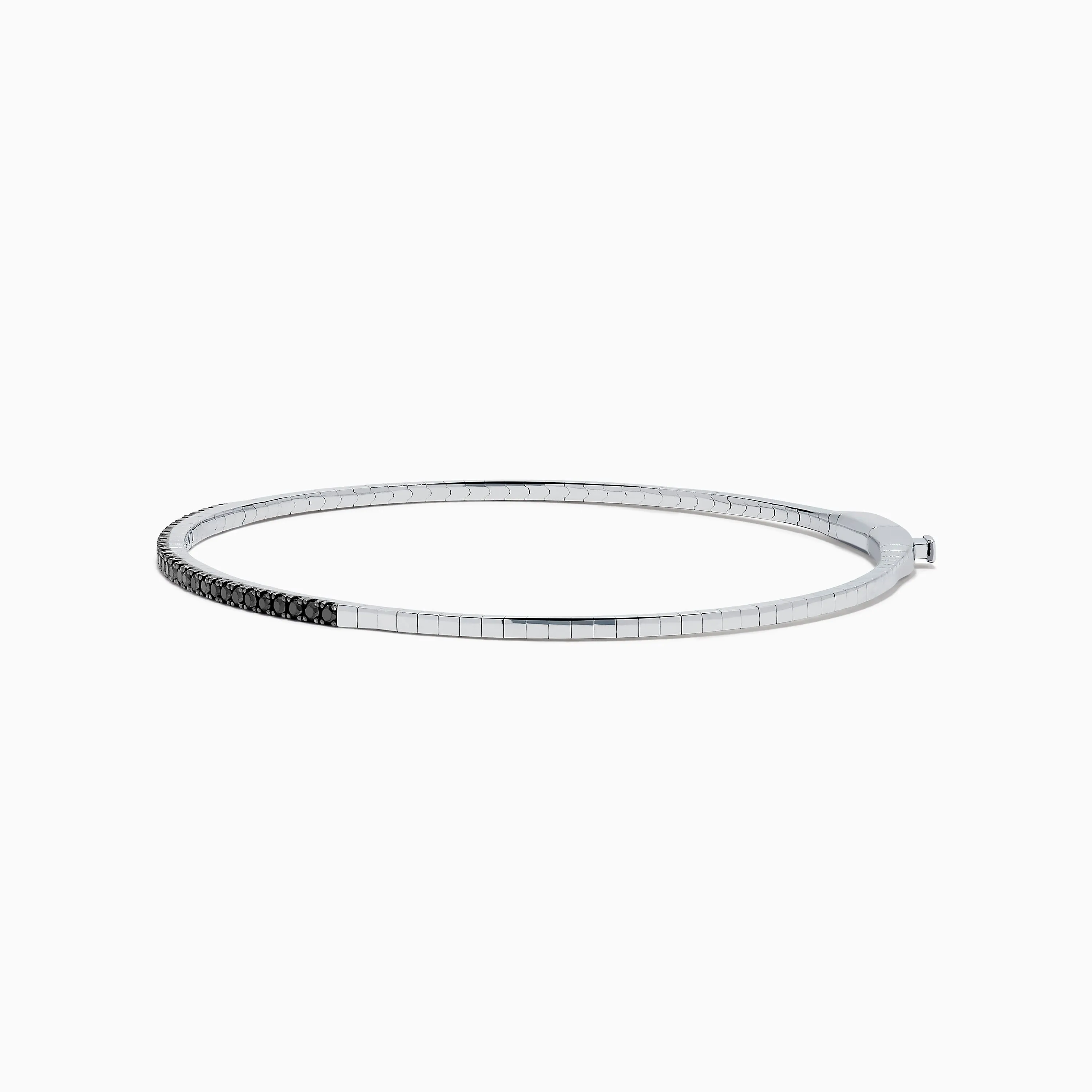Caviar 14K White Gold Black Diamond Bangle sold by Effy product image thumbnail 4