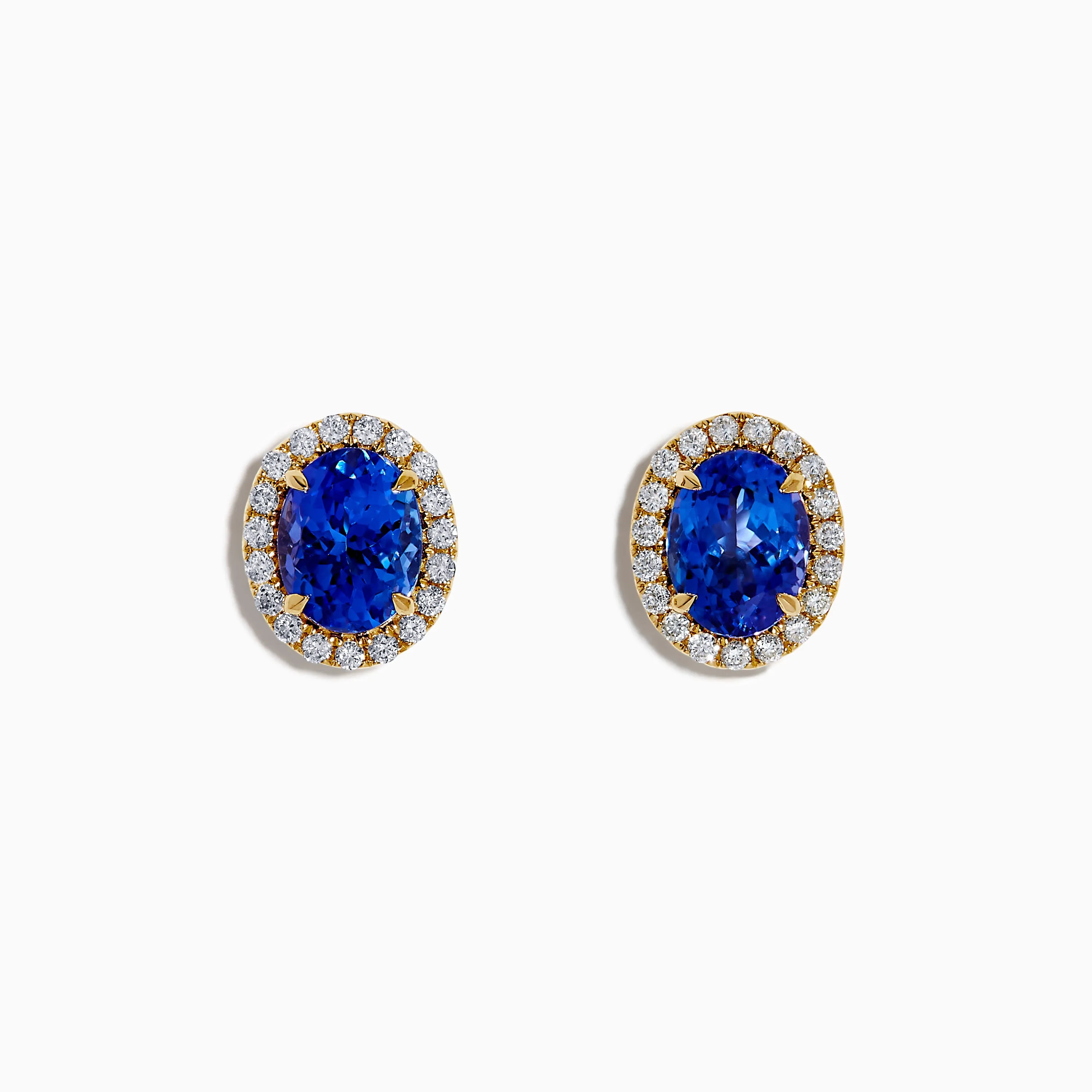 Nahla 14K Yellow Gold Tanzanite and Diamond Stud Earrings sold by Effy