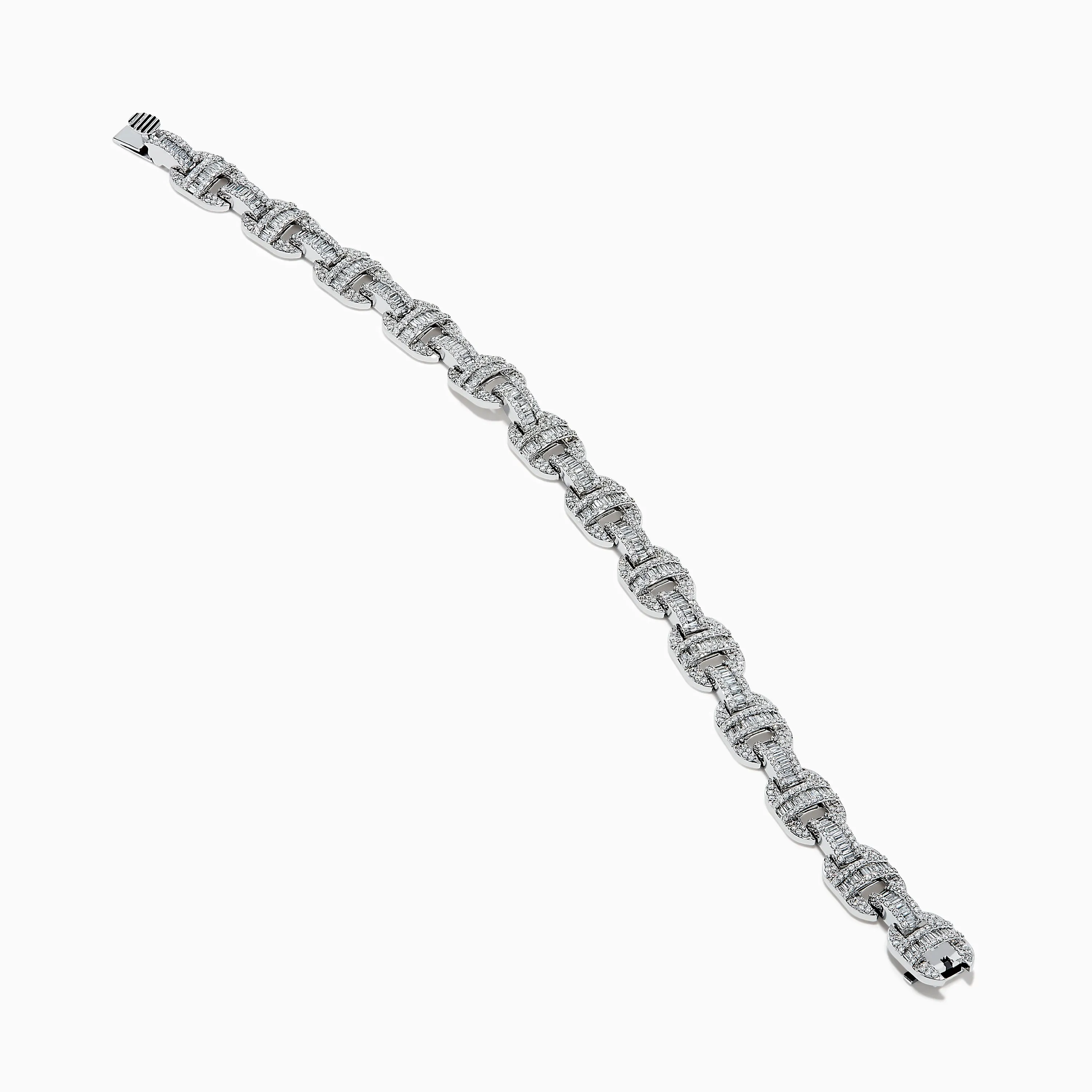 Classique 14K White Gold Diamond Chain Link Tennis Bracelet sold by Effy product image thumbnail 2