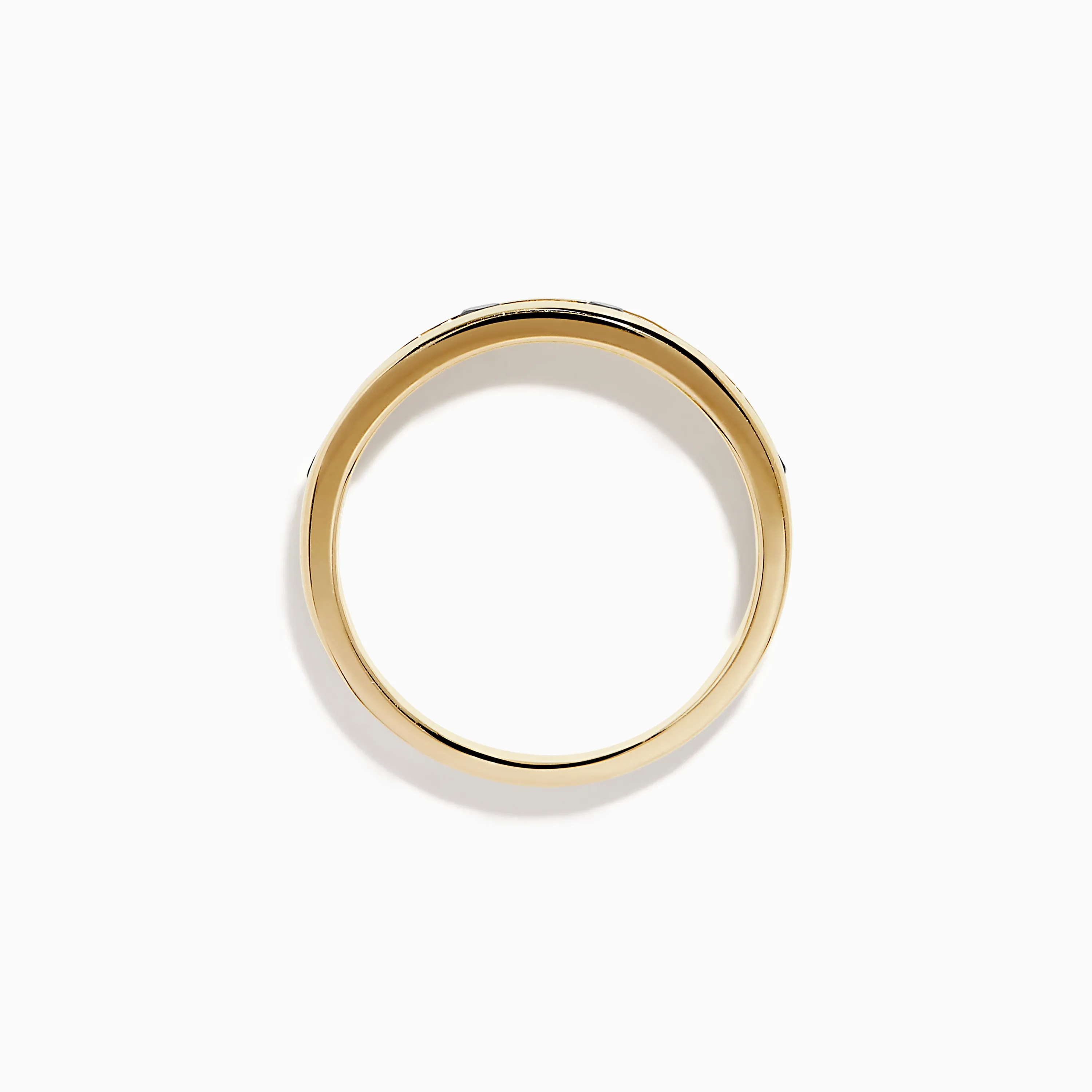 Caviar 14K Yellow Gold Black and White Diamond Band Ring sold by Effy product image thumbnail 3
