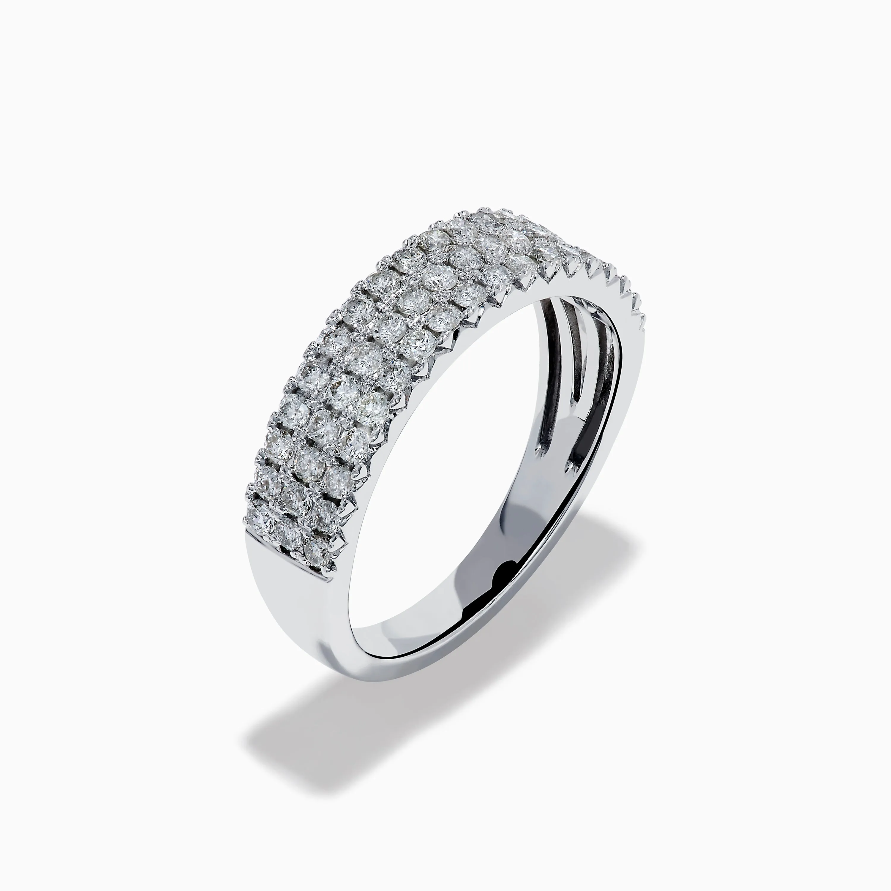 Pave Classica 14K White Gold Diamond Band Ring sold by Effy product image thumbnail 4