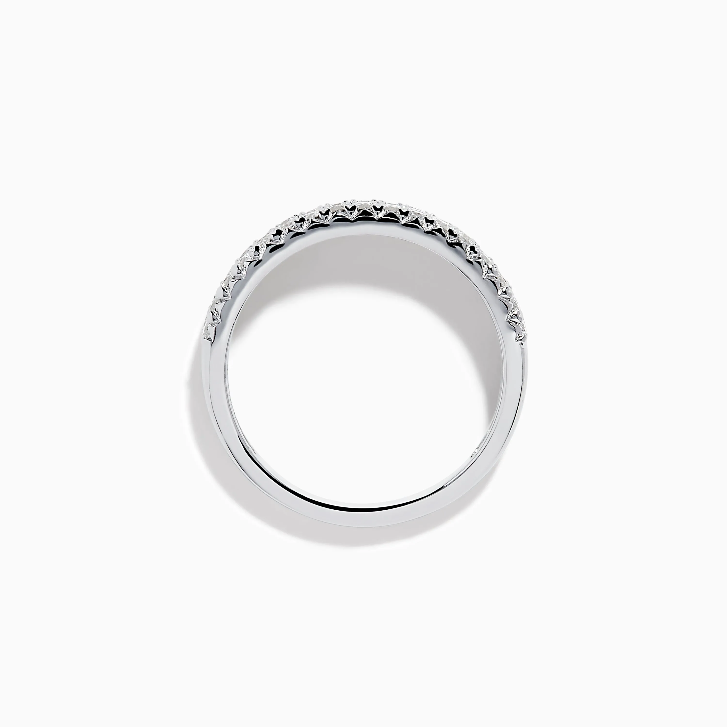 Pave Classica 14K White Gold Diamond Band Ring sold by Effy product image thumbnail 3