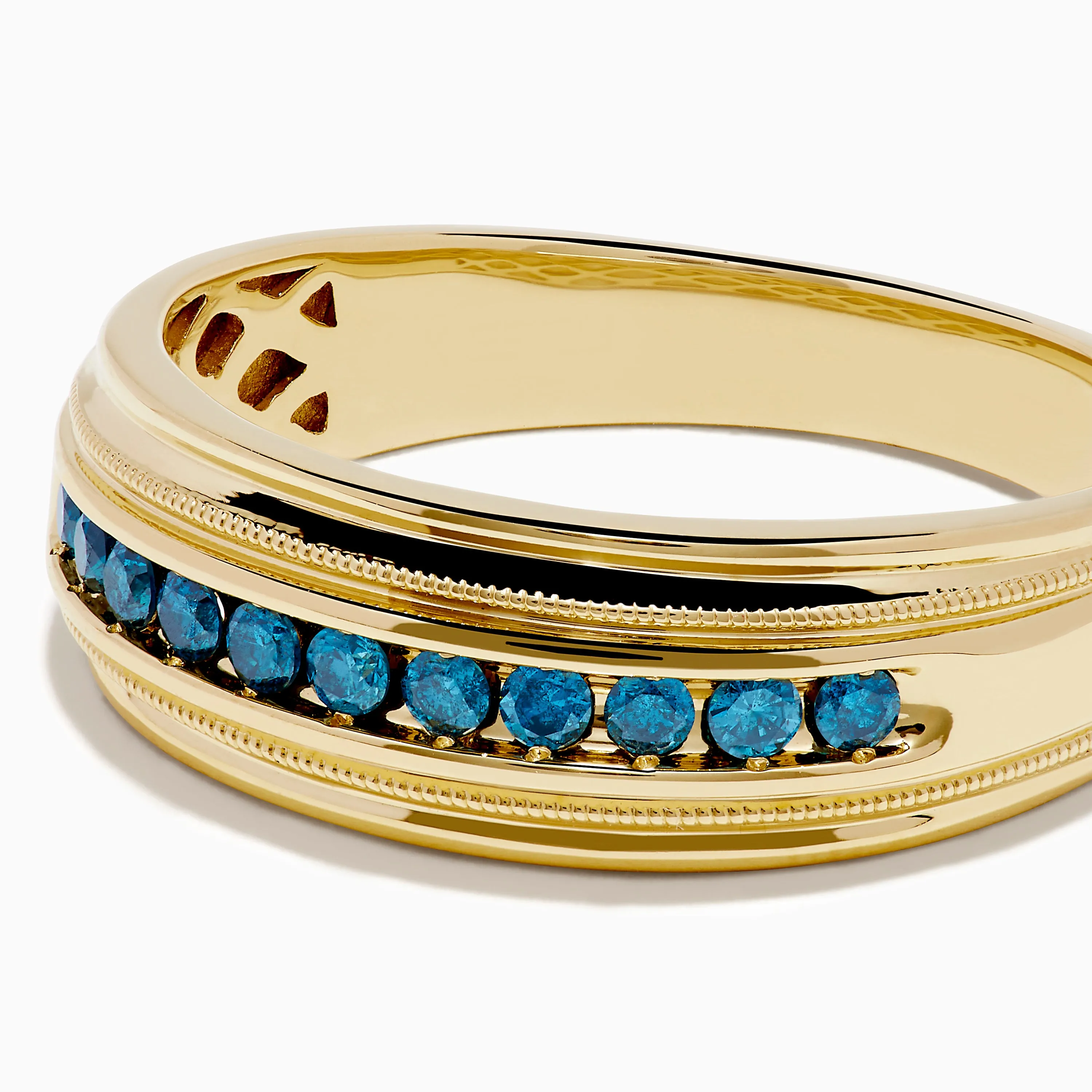 Men's Bella Bleu 14K Yellow Gold Blue Diamond Ring sold by Effy product image thumbnail 2