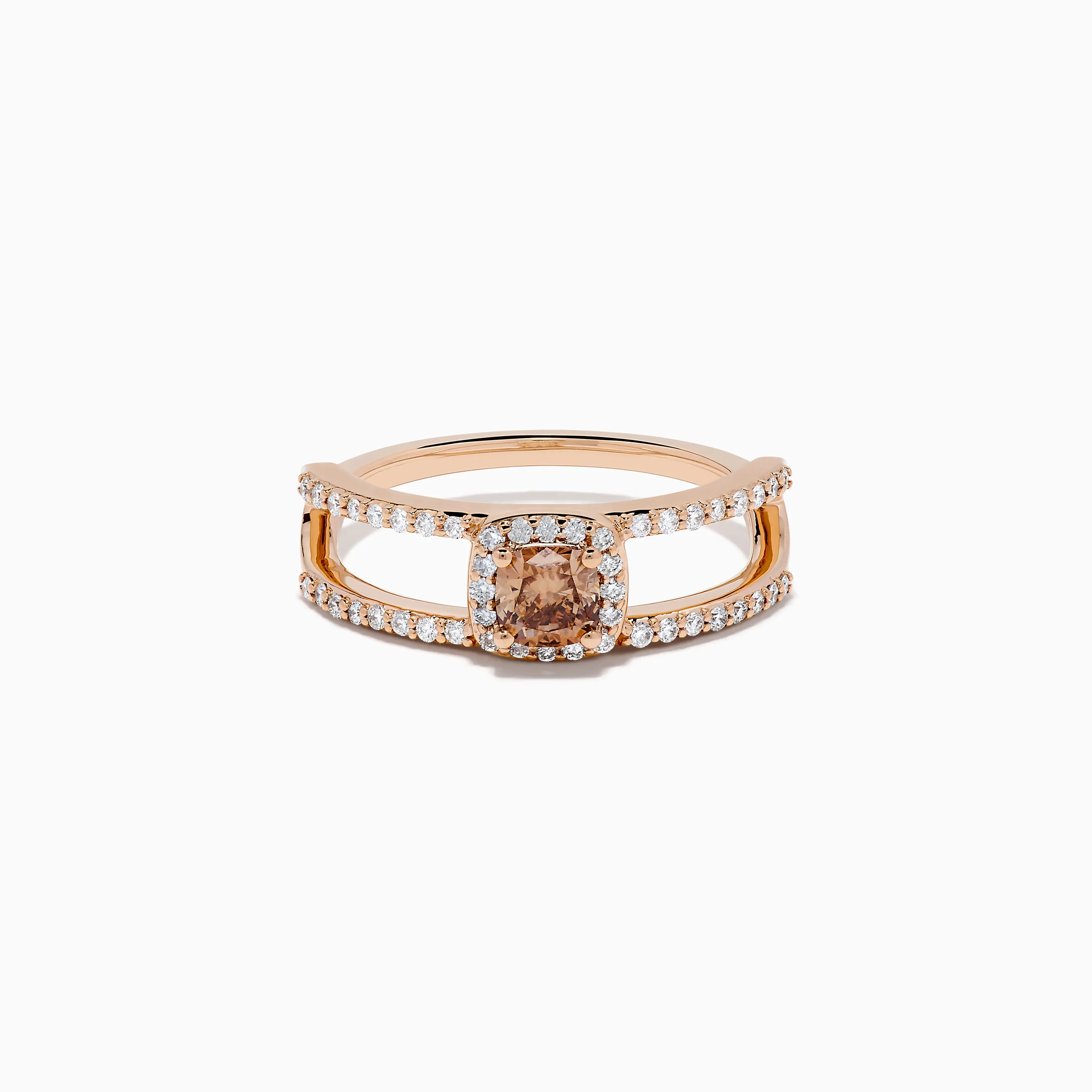 Espresso 14K Rose Gold Brown Diamond Ring sold by Effy