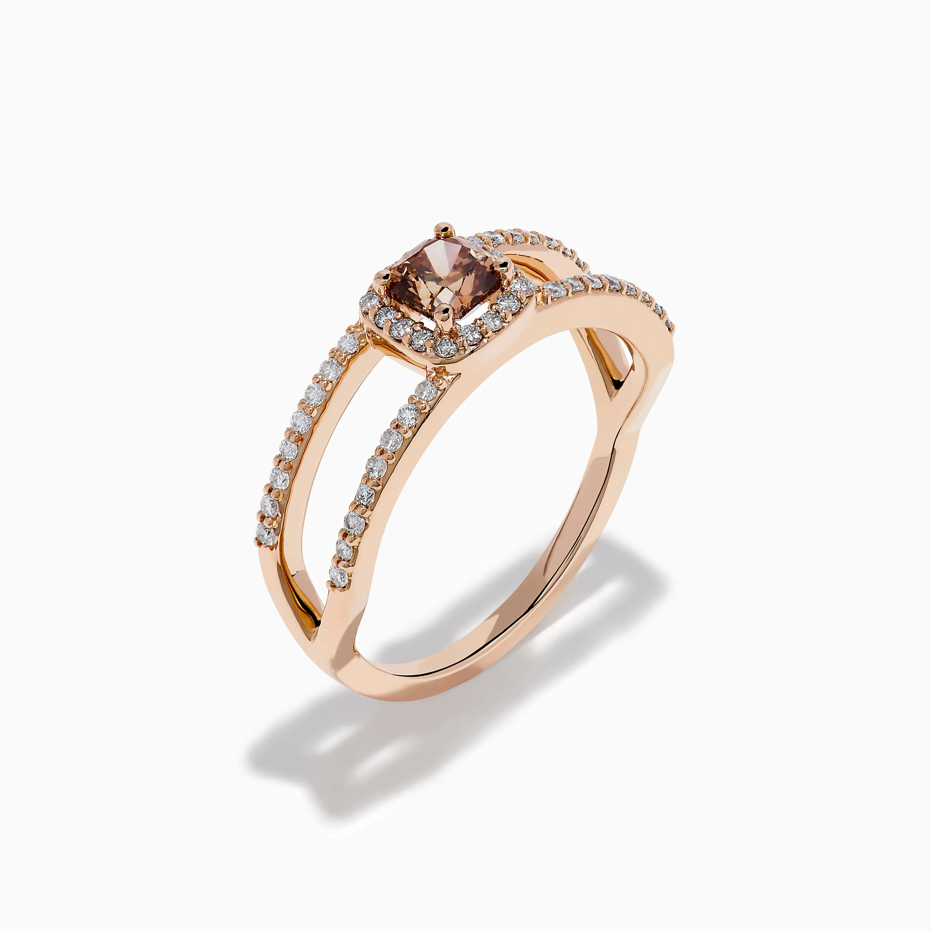 Espresso 14K Rose Gold Brown Diamond Ring sold by Effy product image thumbnail 4