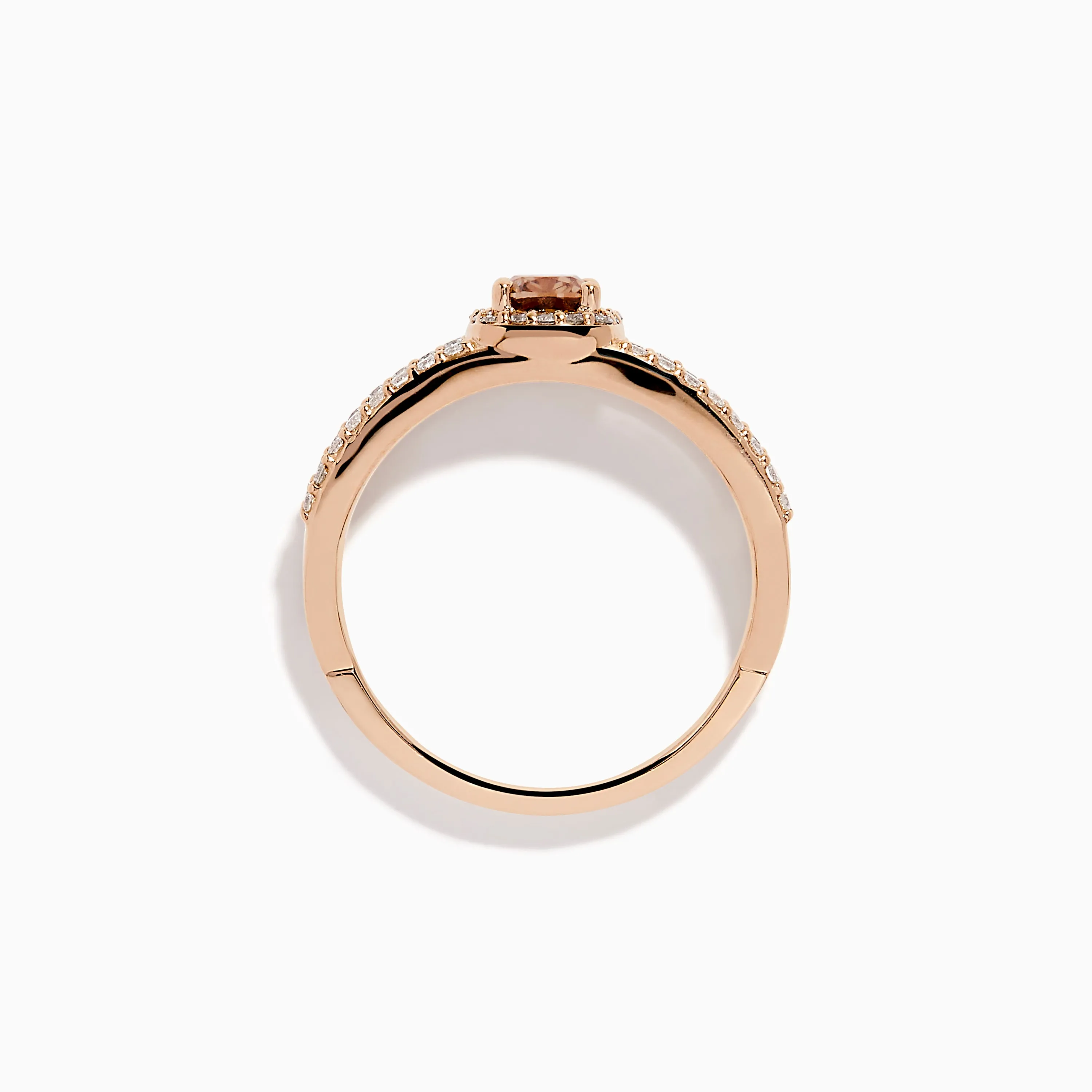 Espresso 14K Rose Gold Brown Diamond Ring sold by Effy product image thumbnail 3