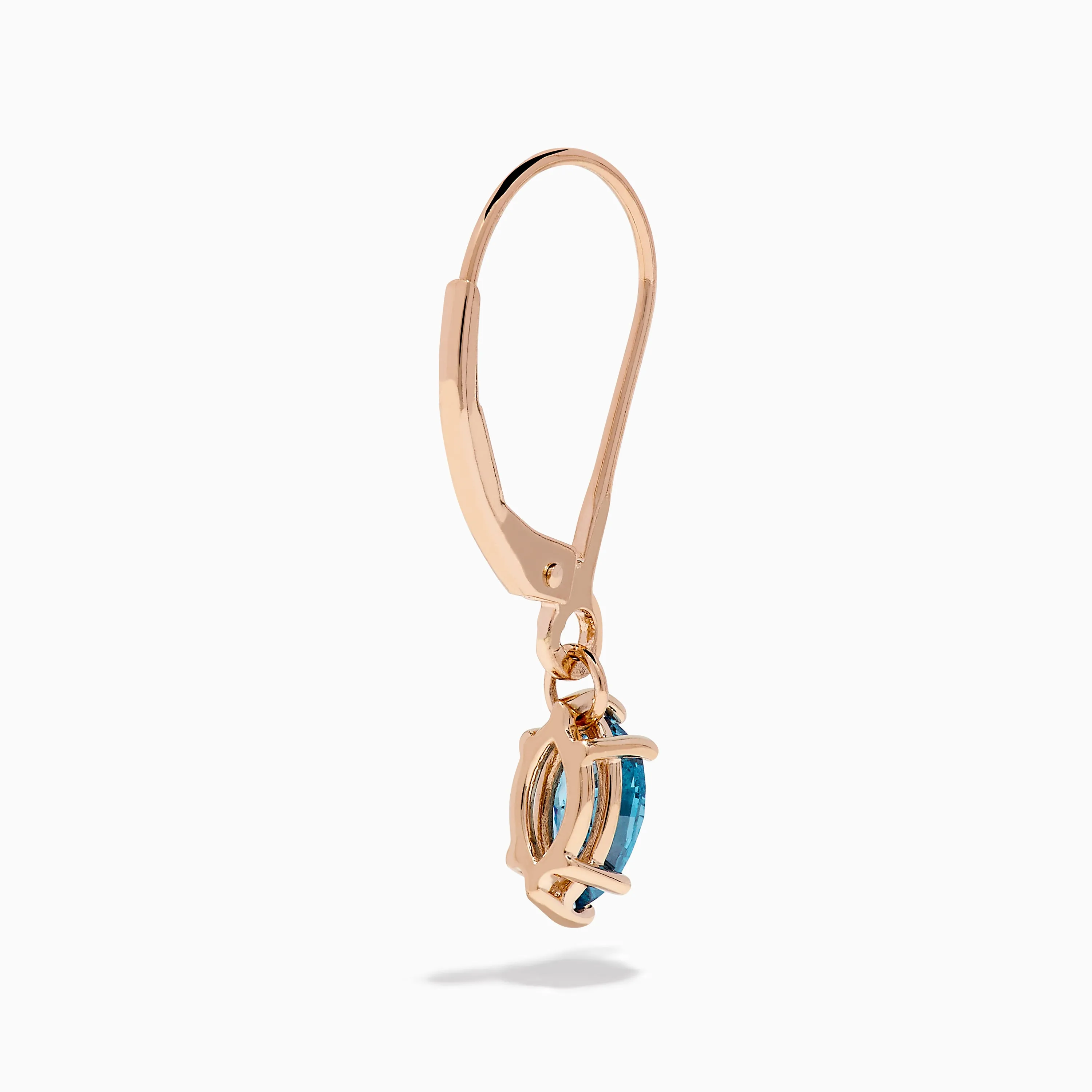 Bella Bleu 14K Rose Gold Blue Diamond Drop Earrings sold by Effy product image thumbnail 4