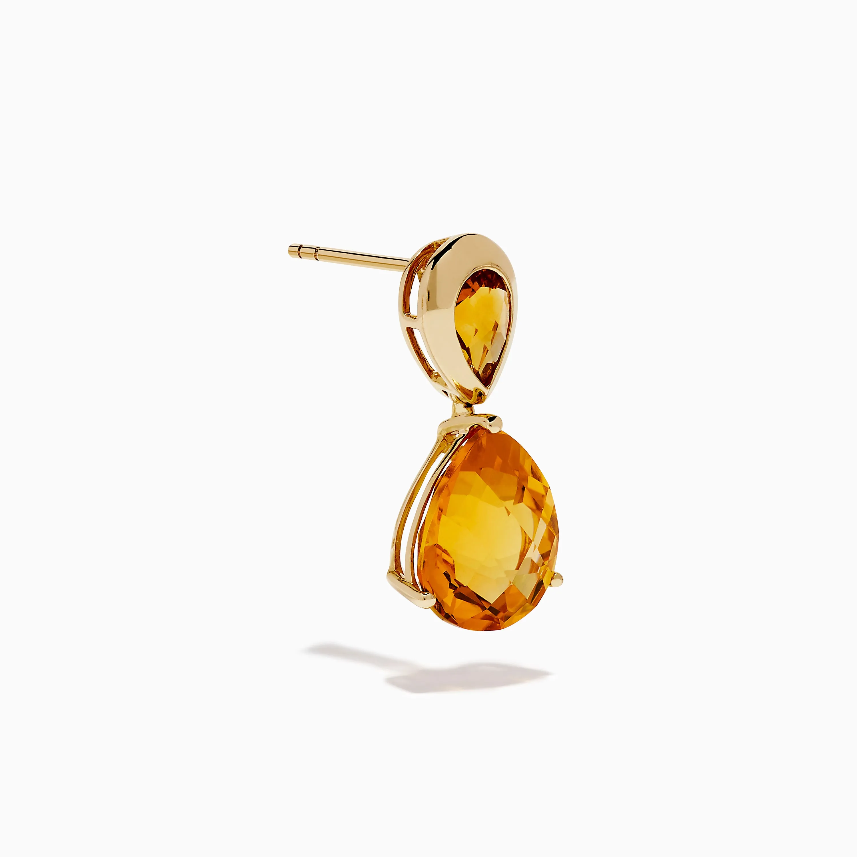 Sunset 14K Yellow Gold Citrine Drop Earrings sold by Effy product image thumbnail 3