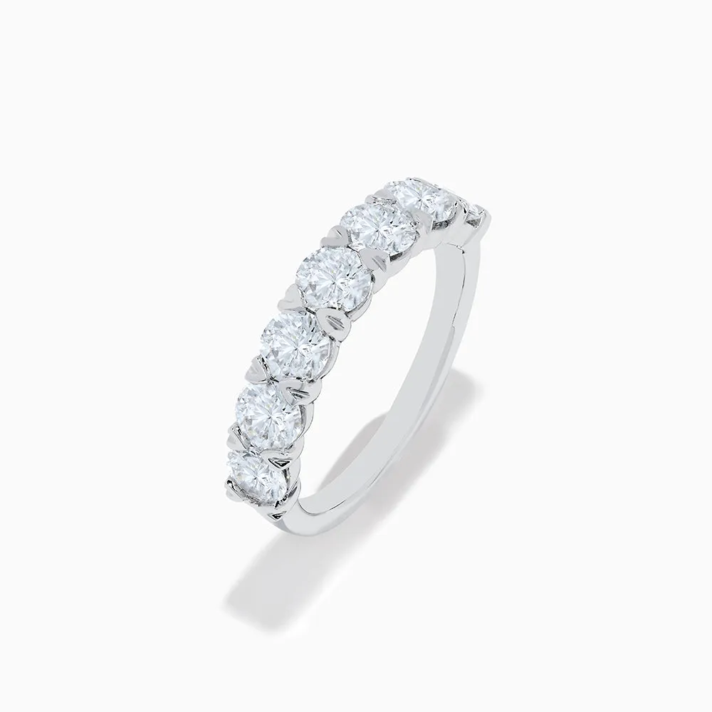 Lab Grown Diamond Wedding Band in 14K White Gold sold by Effy product image thumbnail 2