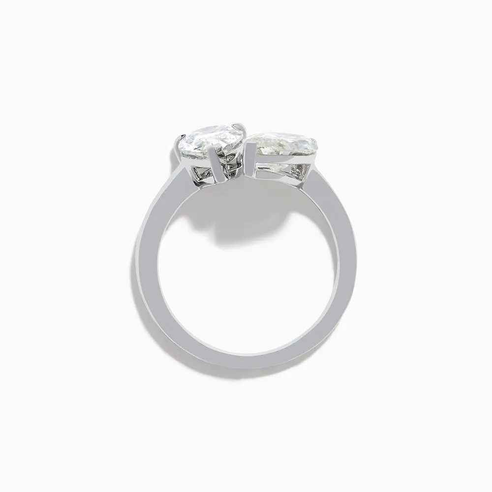 Lab Grown Diamond Toi Et Moi Ring in 14K White Gold sold by Effy product image thumbnail 4