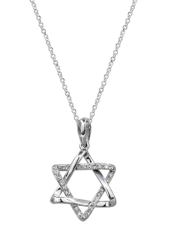 Pave Classica Diamond Star of David Pendant, .12 TCW sold by Effy