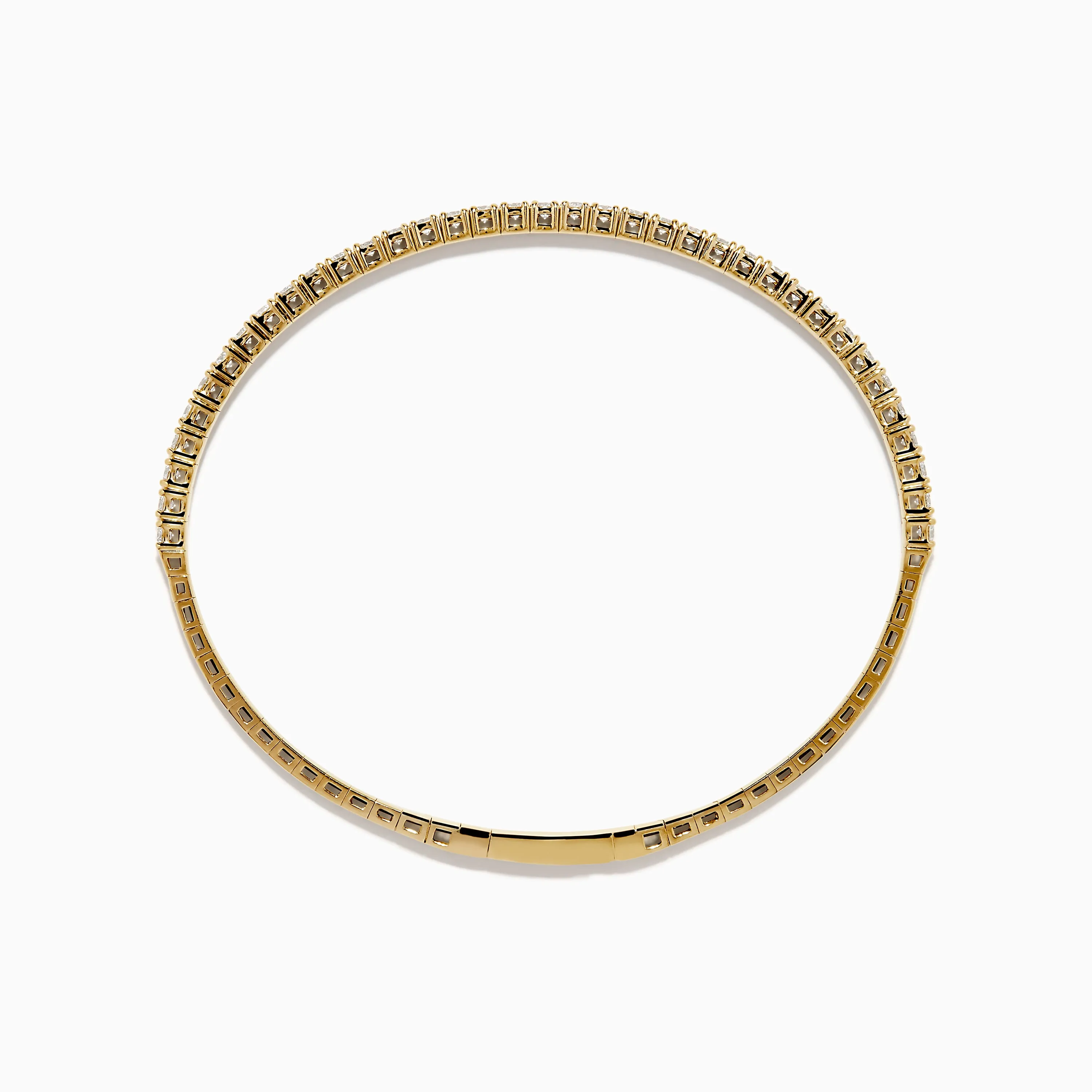 D'Oro 14K Yellow Gold Diamond Bangle sold by Effy product image thumbnail 3