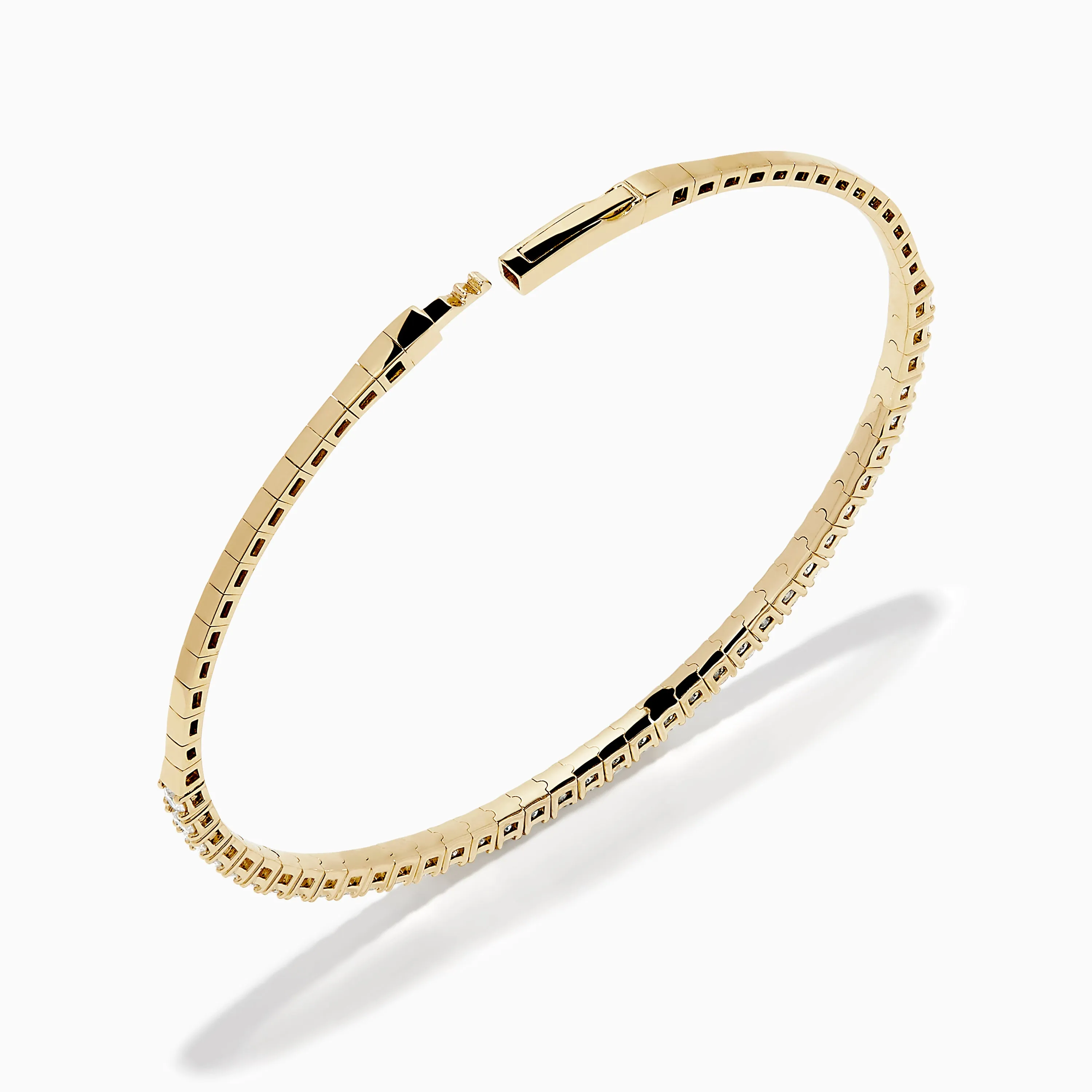 D'Oro 14K Yellow Gold Diamond Bangle sold by Effy product image thumbnail 2
