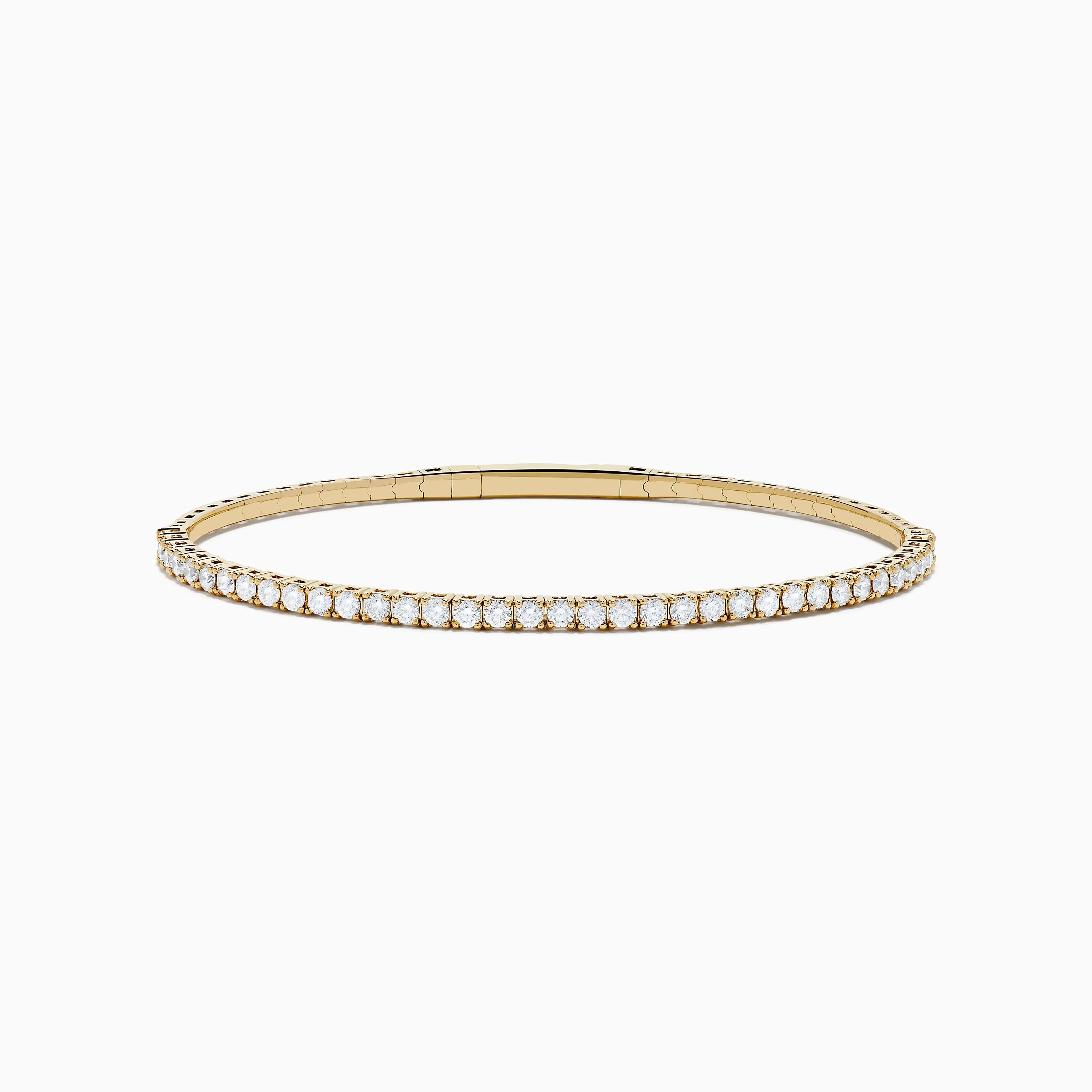 D'Oro 14K Yellow Gold Diamond Bangle sold by Effy