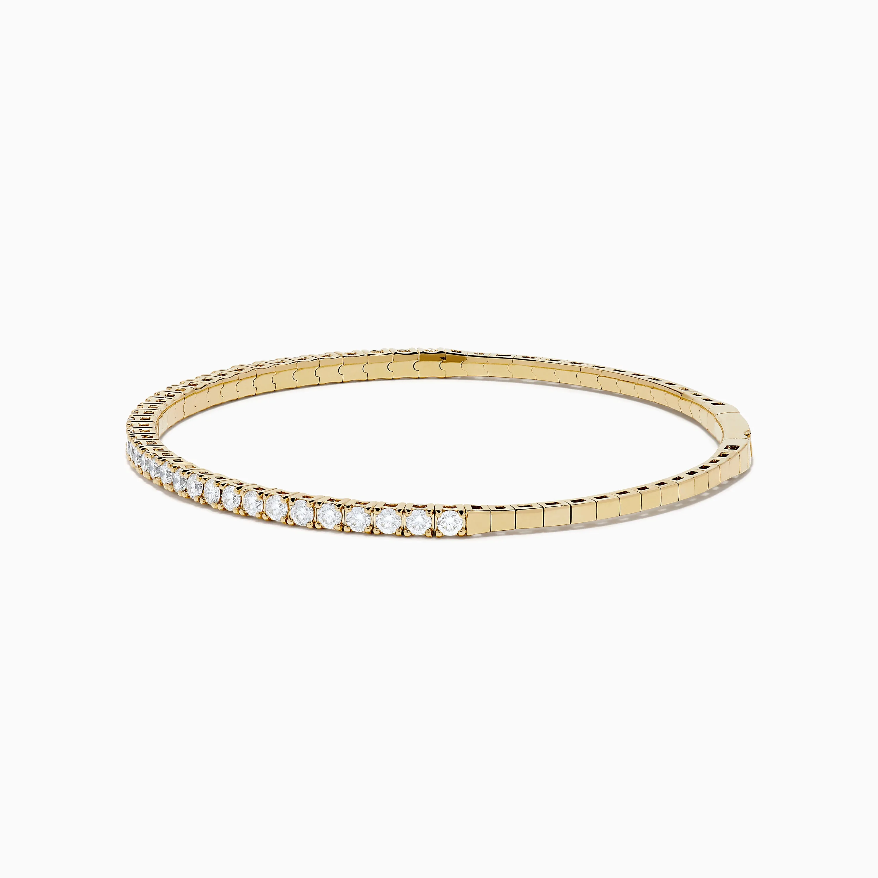 D'Oro 14K Yellow Gold Diamond Bangle sold by Effy product image thumbnail 4
