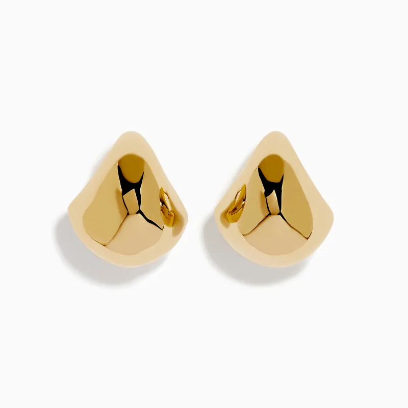 14K Yellow Gold Chunky Drop Earrings sold by Effy