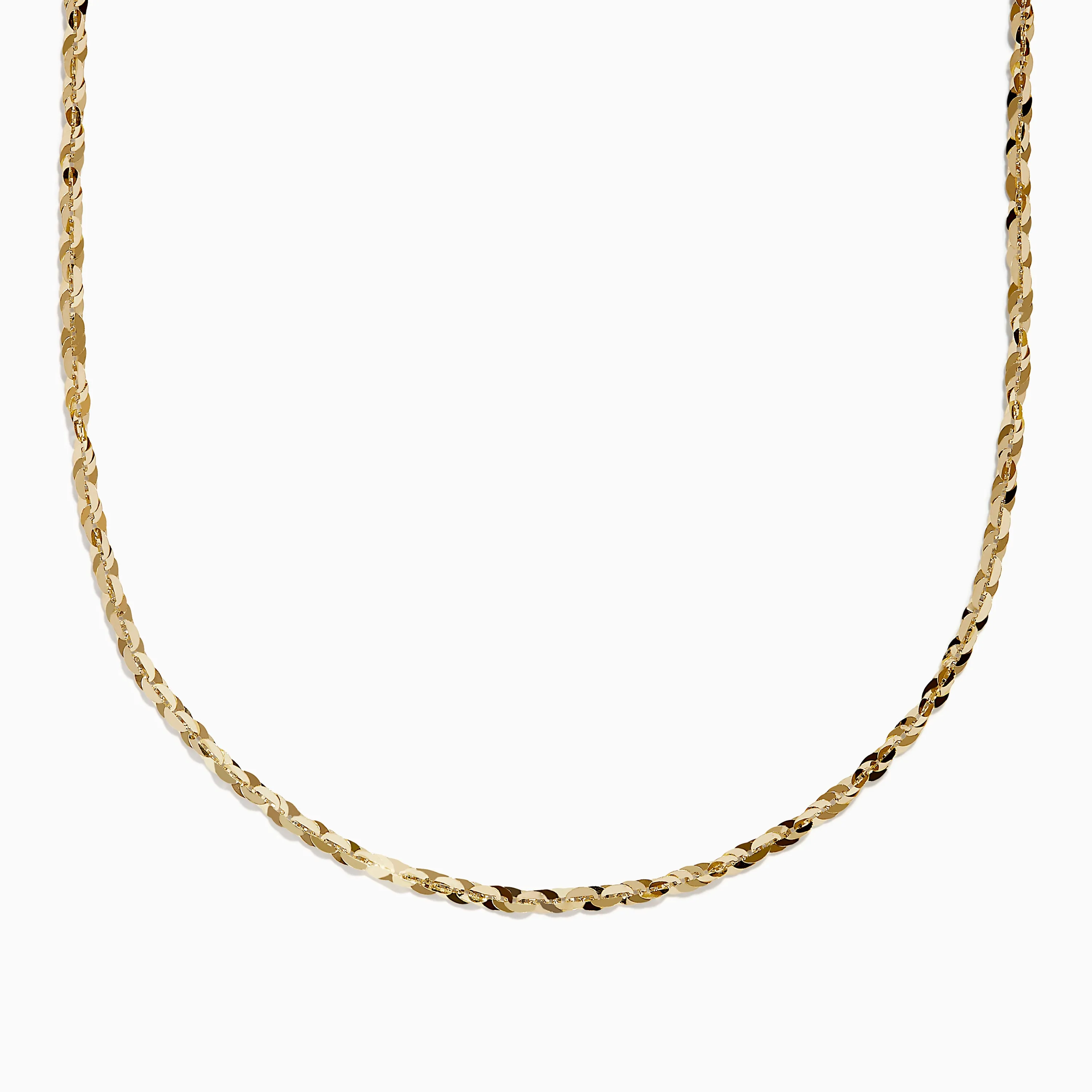 14 Karat Yellow Gold Cleo Link Necklace sold by Effy