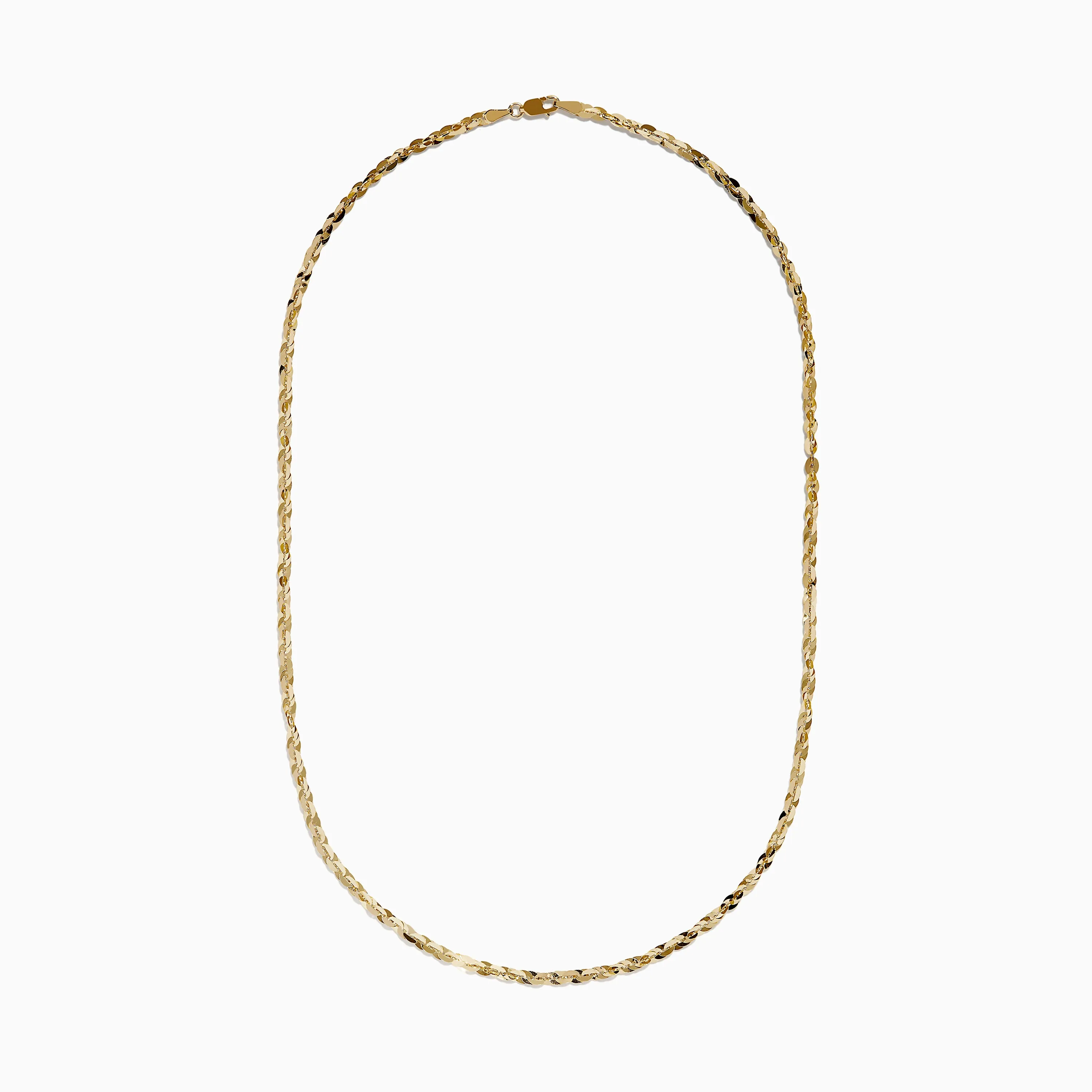14 Karat Yellow Gold Cleo Link Necklace sold by Effy product image thumbnail 3
