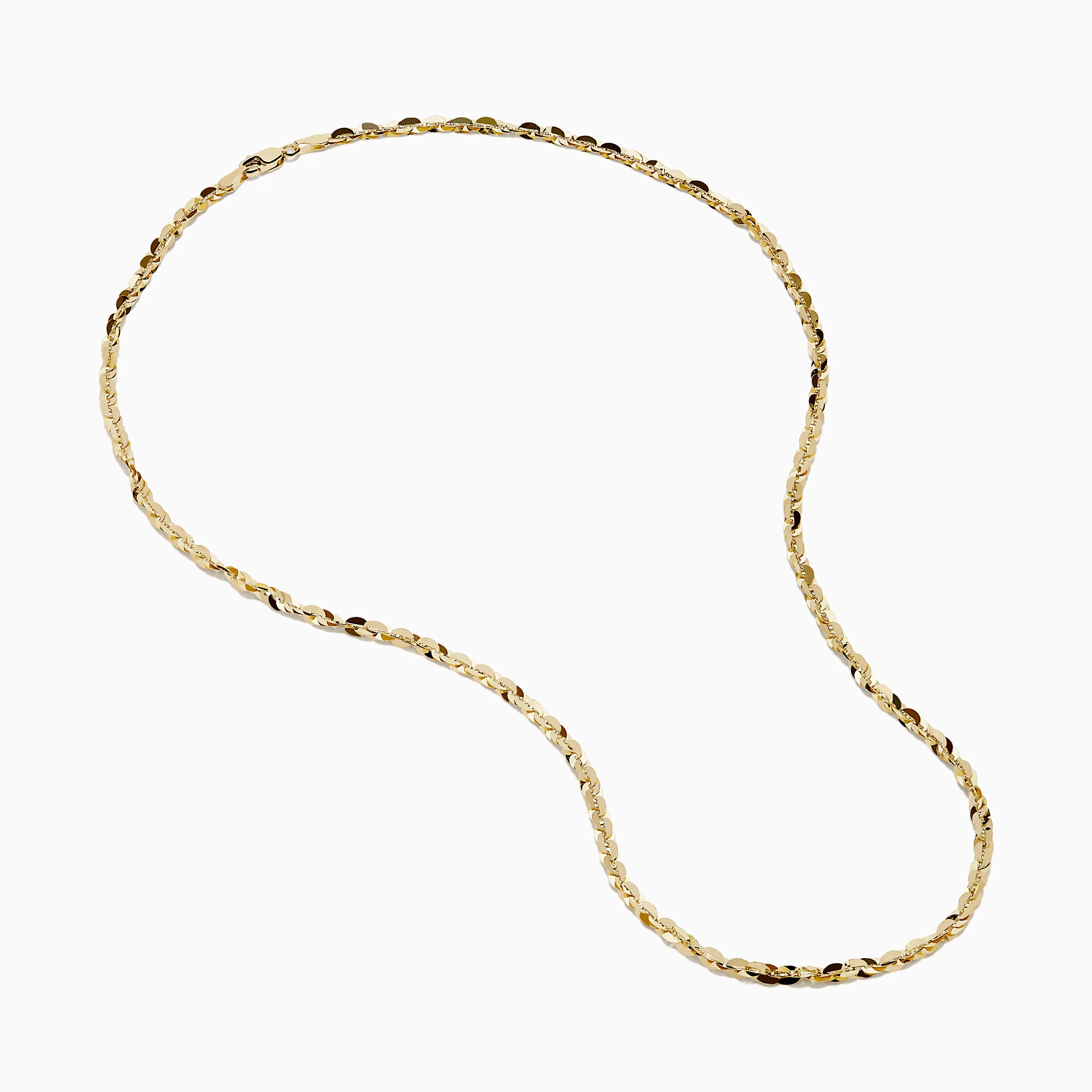 14 Karat Yellow Gold Cleo Link Necklace sold by Effy product image thumbnail 2