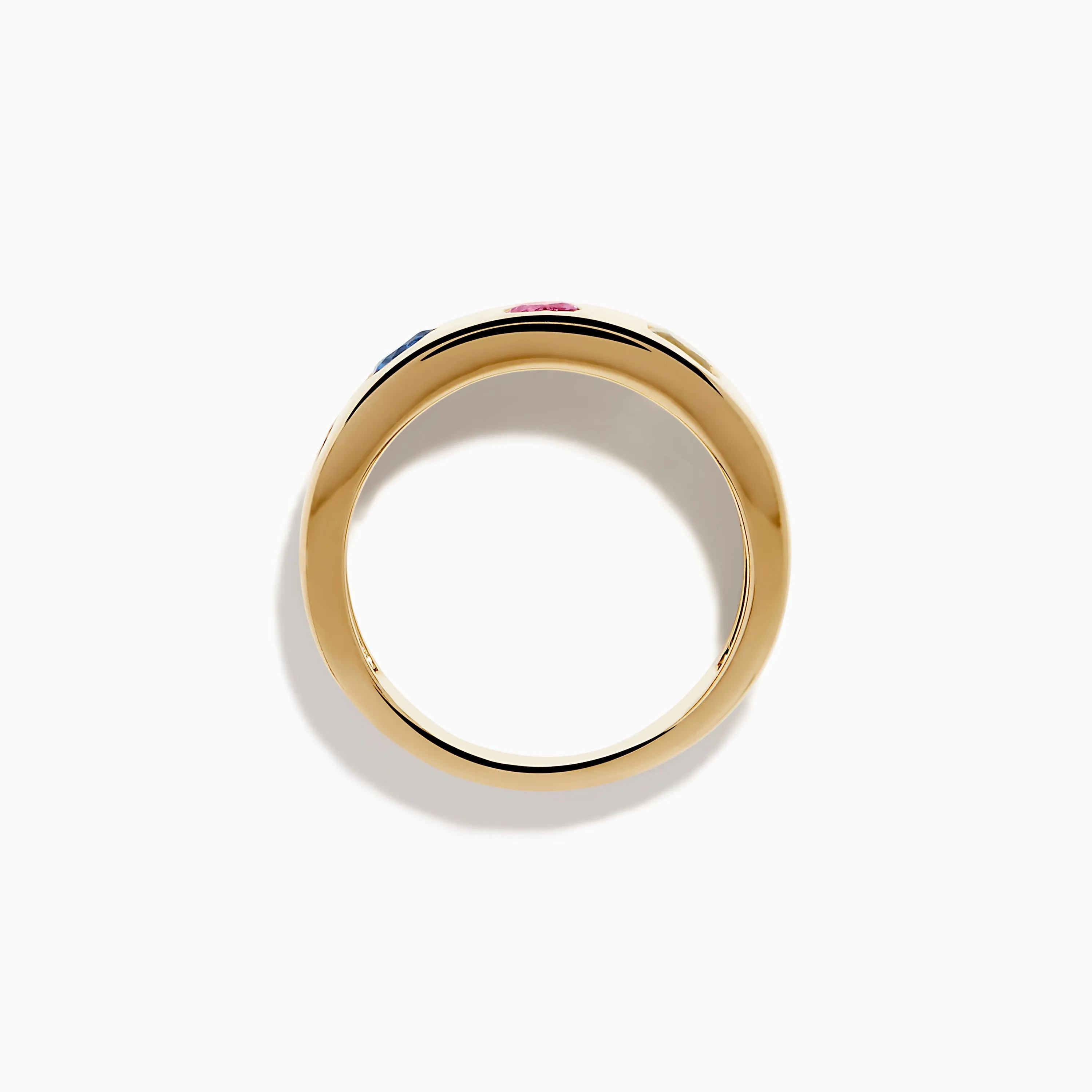 Watercolors 14K Yellow Gold Multi Shaped Multi Sapphire Band sold by Effy product image thumbnail 3