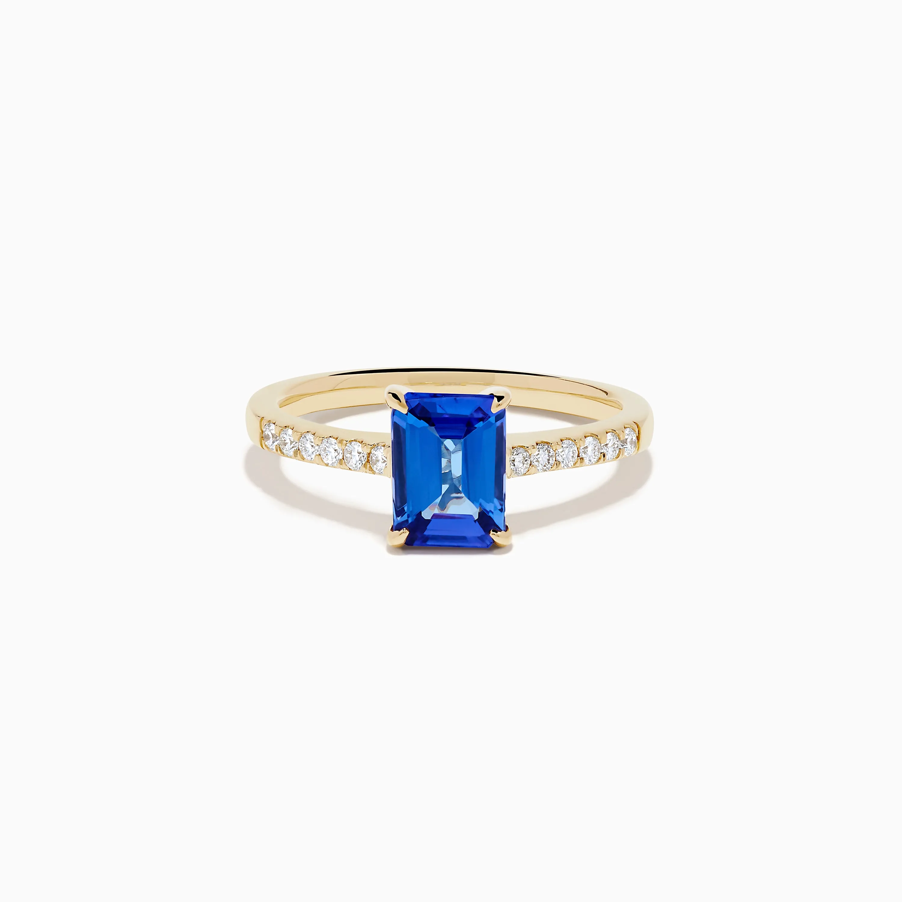 Nahla 14K Yellow Gold Tanzanite and Diamond Ring sold by Effy