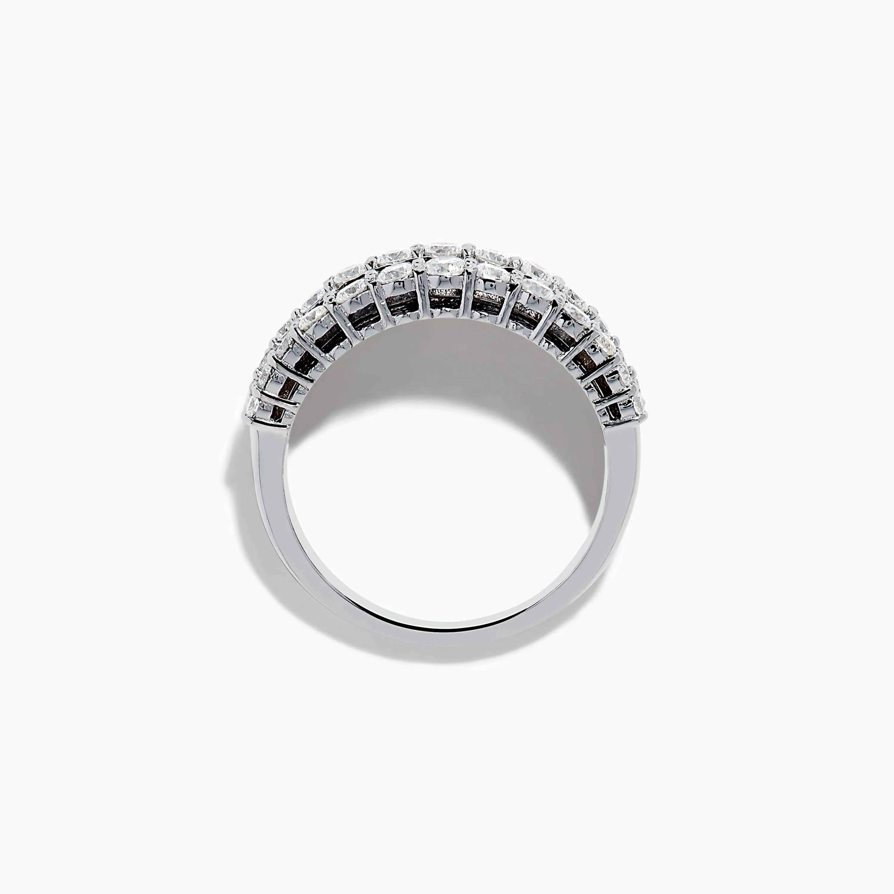 Ruby Royale 14K White Gold Ruby and Diamond Wide Band sold by Effy product image thumbnail 3