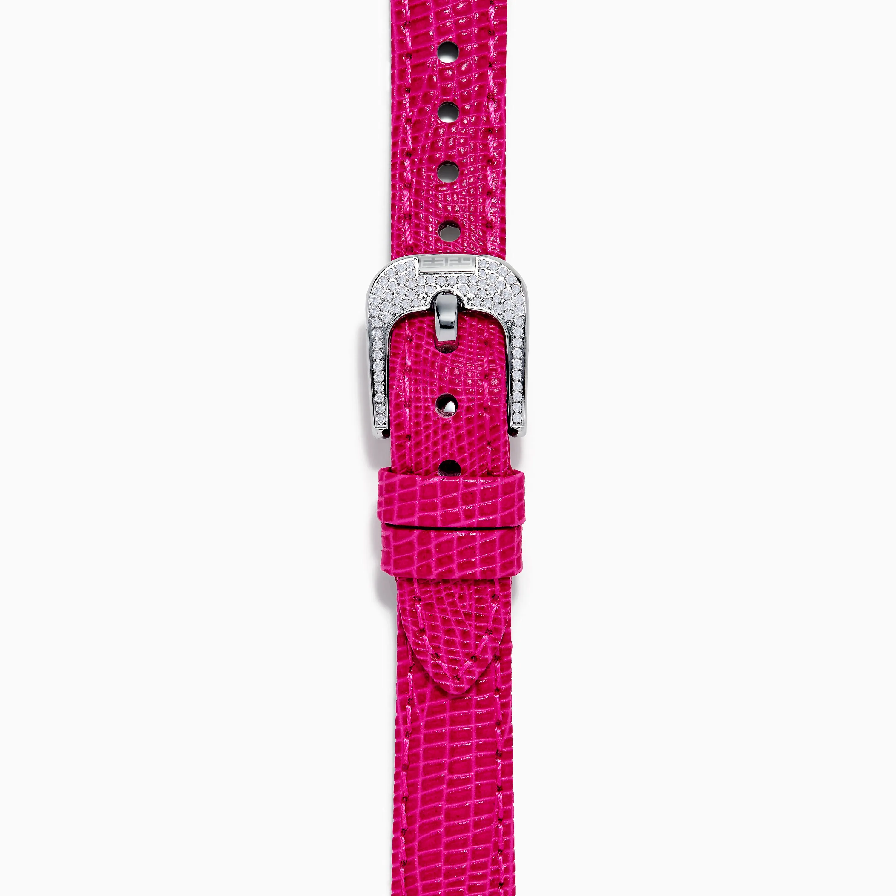 28MM Swiss Made Stainless Steel Cocktail Watch with Pink Sapphire and Diamond sold by Effy product image thumbnail 4