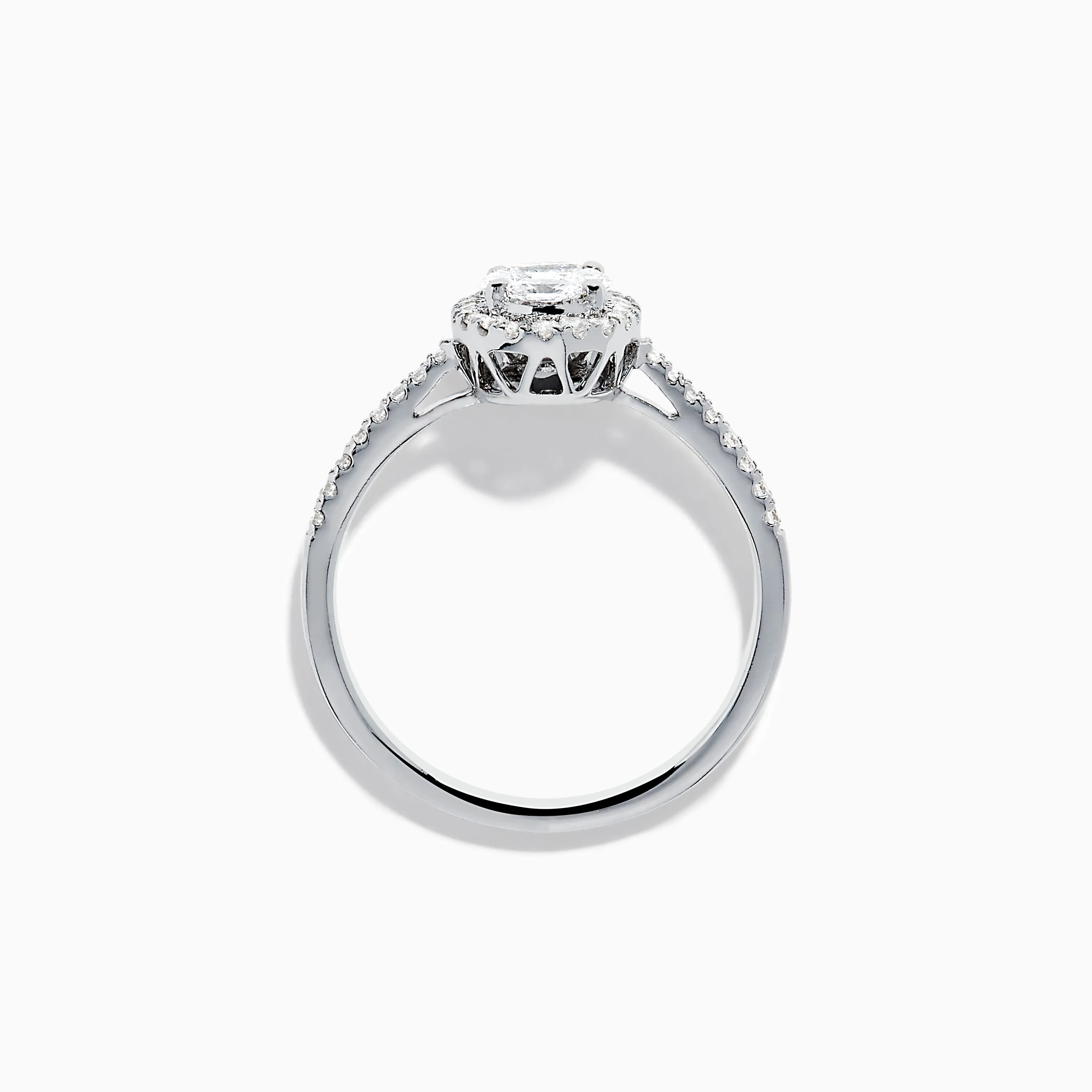 Classique 14K White Gold Diamond Cluster Ring sold by Effy product image thumbnail 3